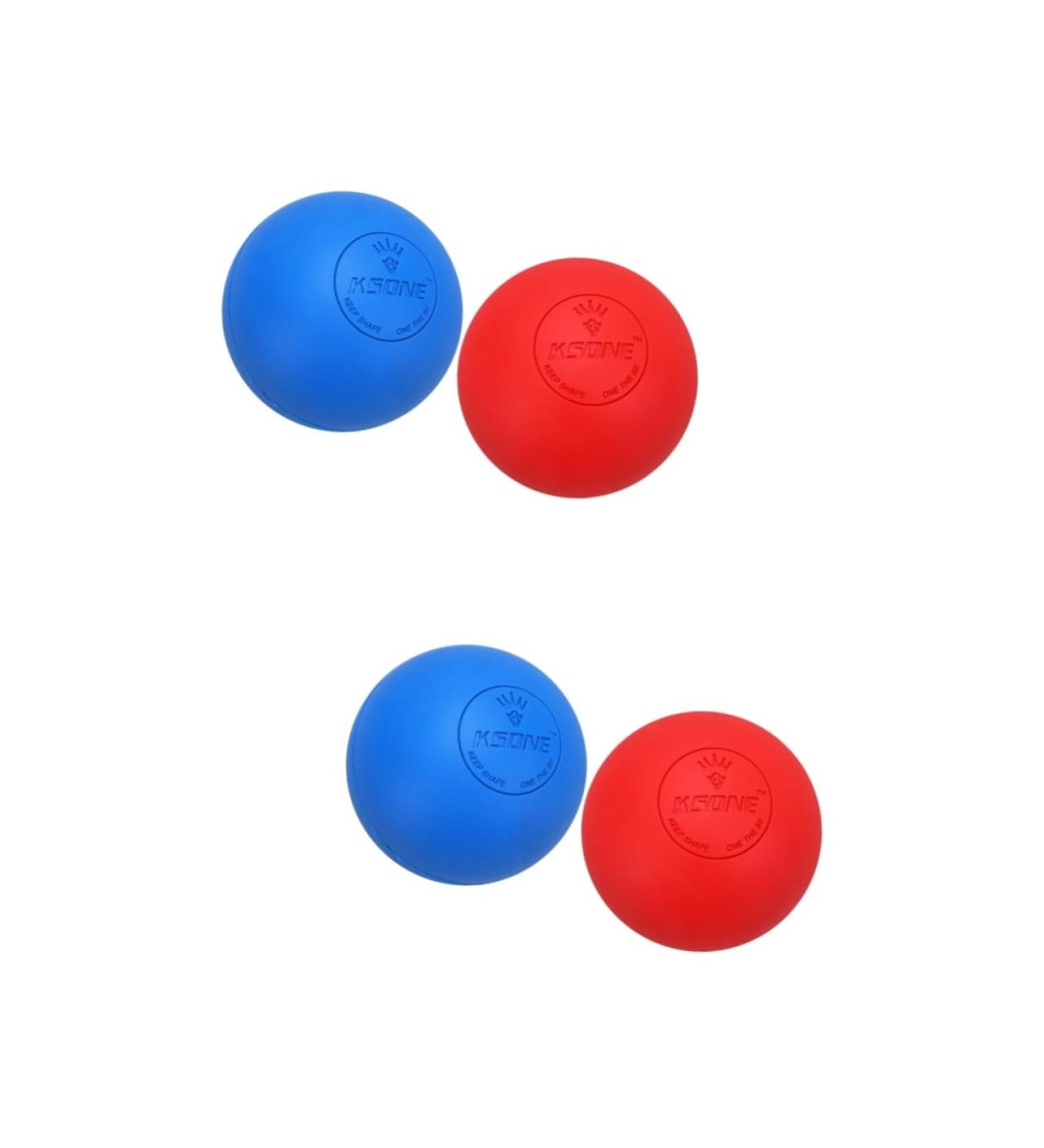 Beaupretty 4-Piece Muscle Roller Ball Set for Yoga & Massage - Lacrosse Balls for Fascia Release & Foot Therapy - Buy Online on GoSupps.com