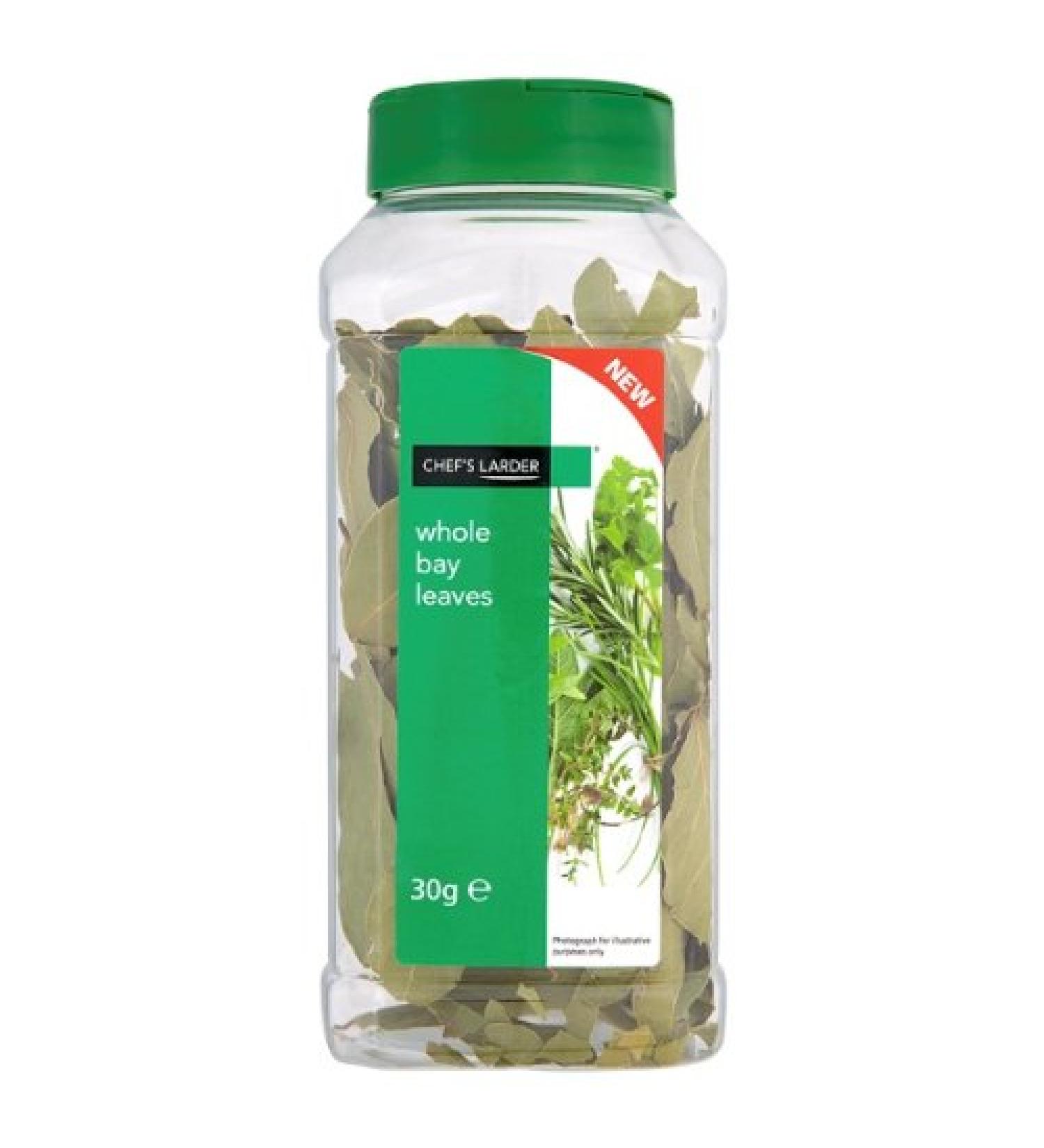 Chefs Larder Whole Bay Leaves Pantry Chef 6x30g