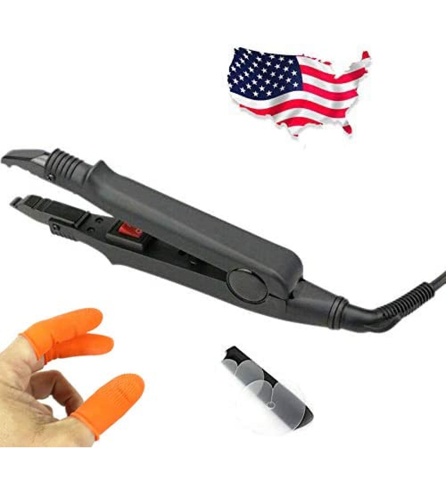 Universal Fusion Hair Extensions Tool - Hair De Ville Heat Iron Connector Melting Wand Black - Buy Online on GoSupps.com