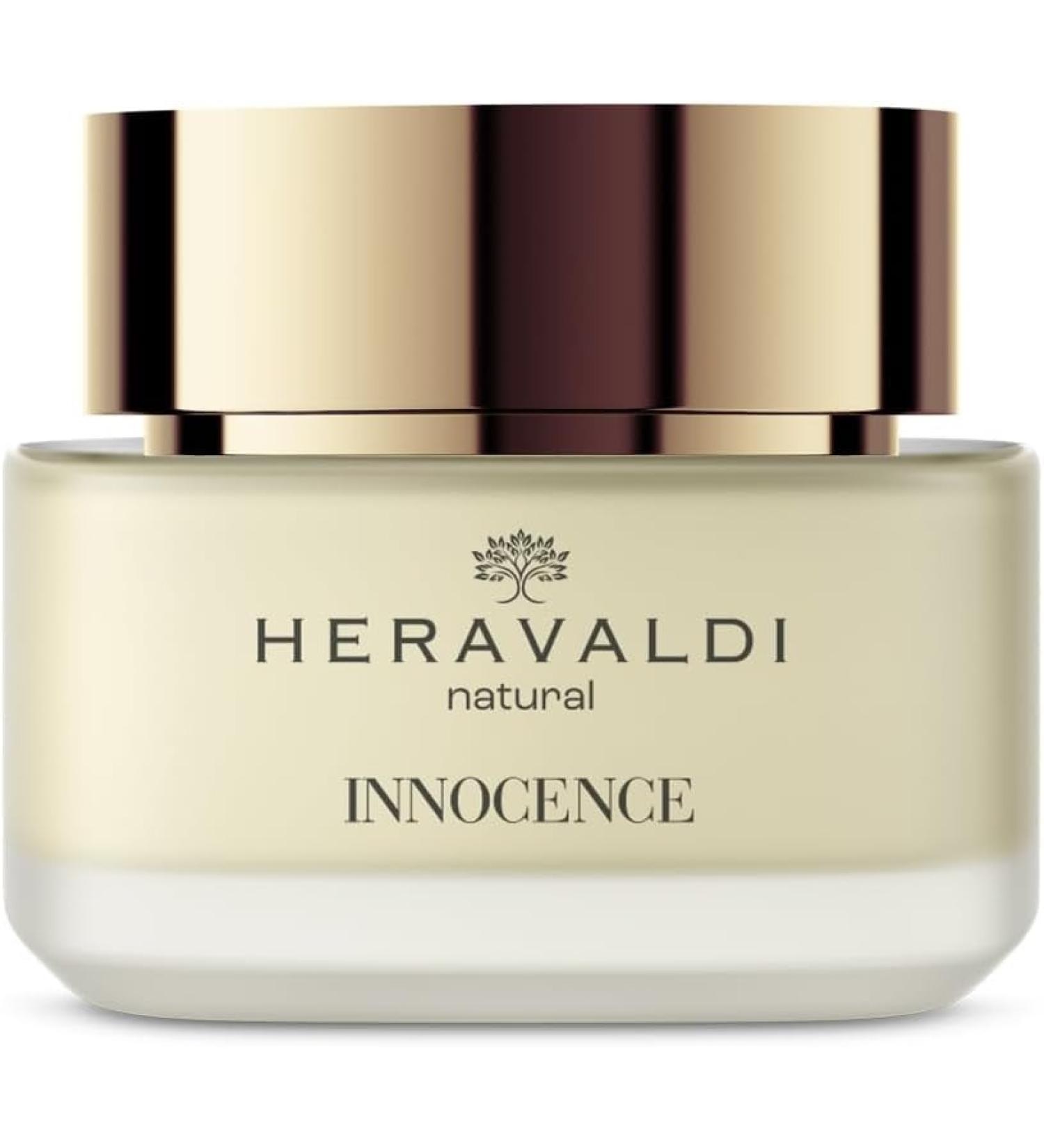 HERAVALDI INNOCENCE Face Cream Antiaging moisturizer with wild rose & immortelle oil Collagen night cream for women Moisturizing & brightening skin care Antiwrinkle - Buy Online on GoSupps.com