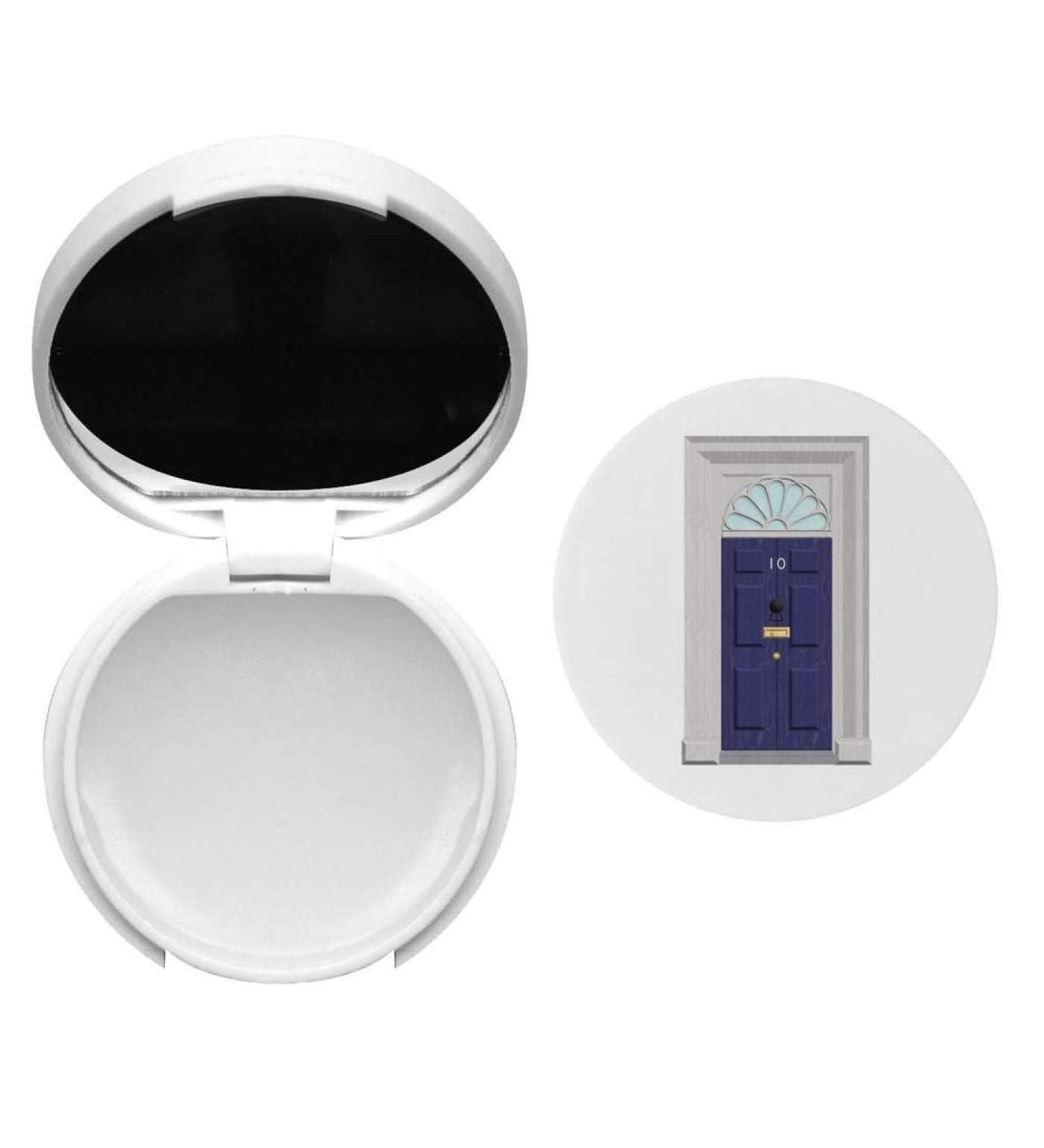 No. 10 Downing Street Door Lip Balm with Mirror - Hydrating & Stylish | International Shipping Available - Buy Online on GoSupps.com