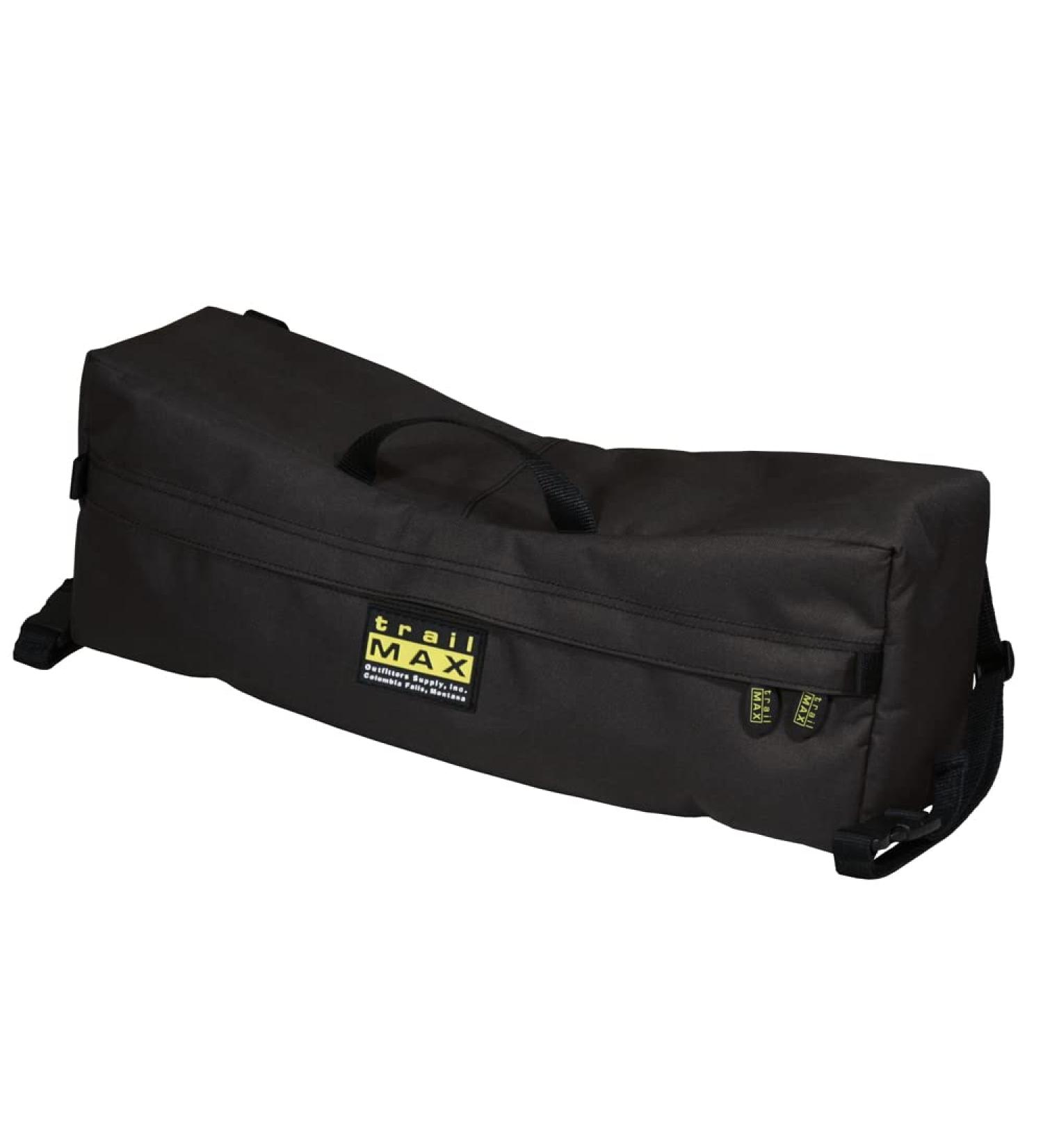 TrailMax Daytripper Double-Stitched 600-D Polyester Saddlebag | Black | Trail Riding Saddle Bag with Sewn-in Liners - Buy Online on GoSupps.com