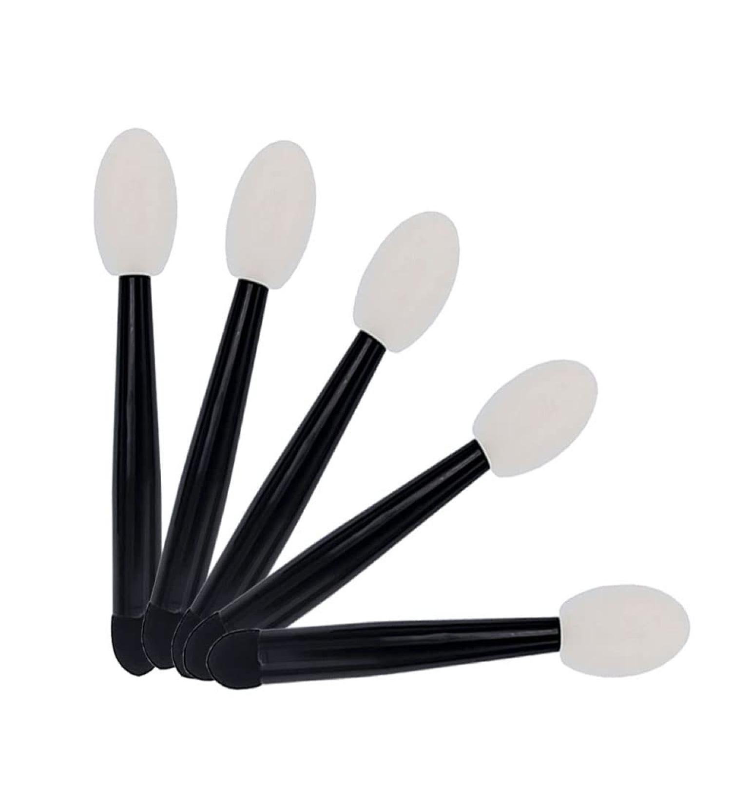 5 PCS Silicone Eyeshadow & Lip Brushes - Double Head Eye Pencil Smudge Tool for Perfect Makeup Blending - Buy Online on GoSupps.com