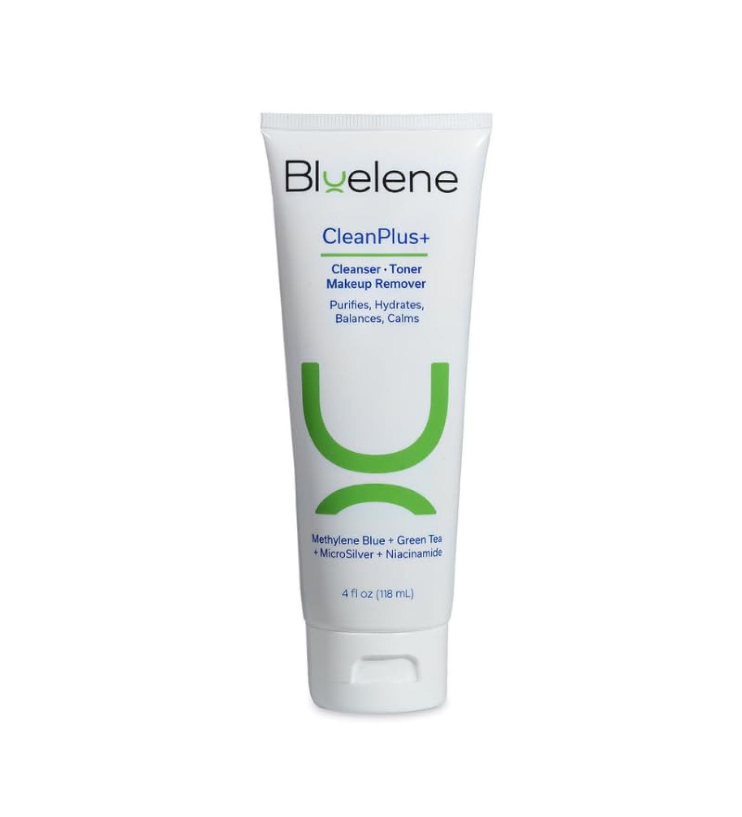CleanPlus Cleanser/Toner/Makeup Remover with Methylene Blue Niacinamide & MicroSilver - Premium Skin Care for All Skin Types | International Shipping Available - Buy Online on GoSupps.com