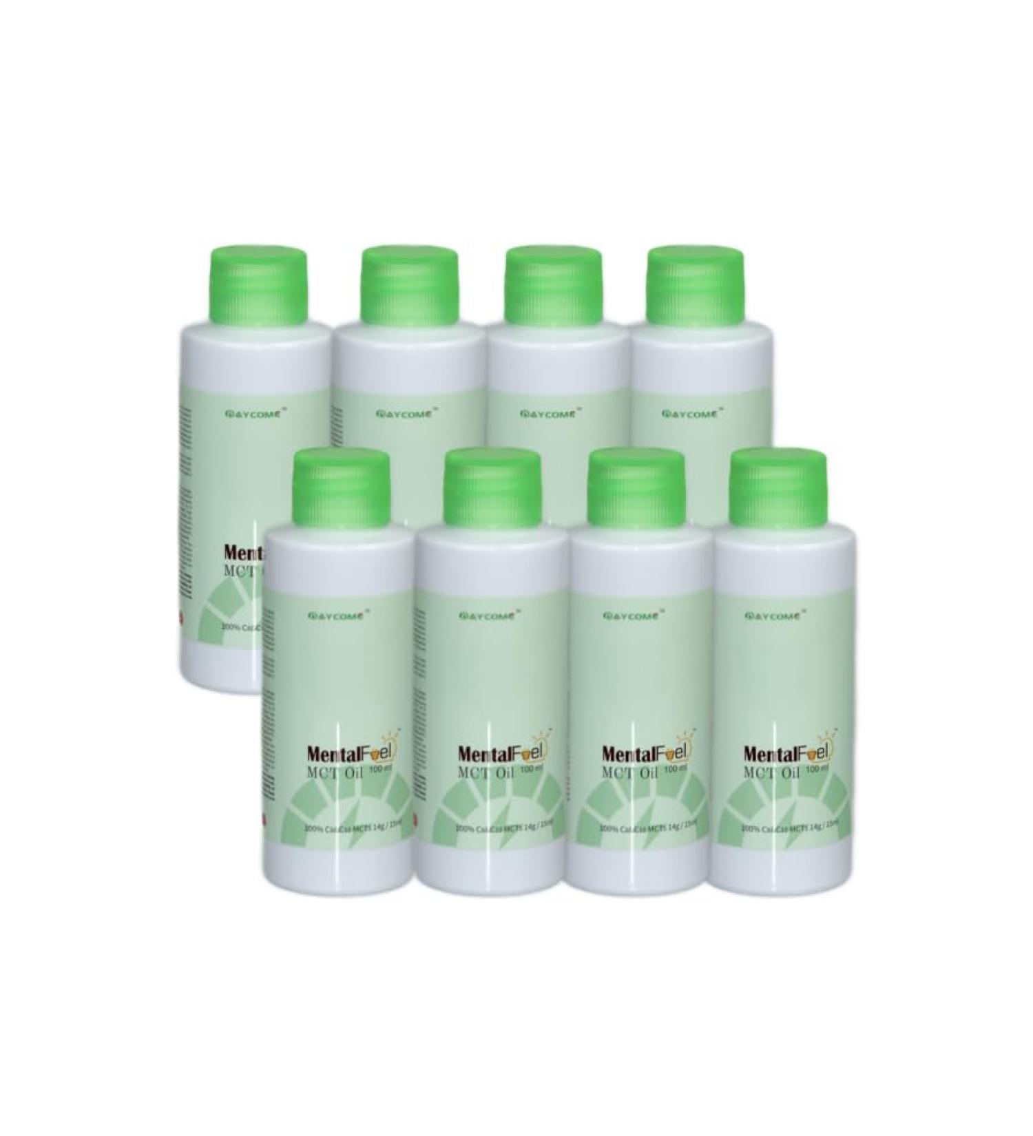 MentalFuel MCT oil - 800 ml Pure MCT Oil C8 C10 Derived from Coconut Oil Excellent in Keto Coffee Non-GMO NO-BPA 100 ml/count * 8counts Keto MCT oil' MentalFuel MCT Oil (Flavourless 800 ml) Flavourless 800 ml (Pack of 1) - Buy Online on GoSupps.com
