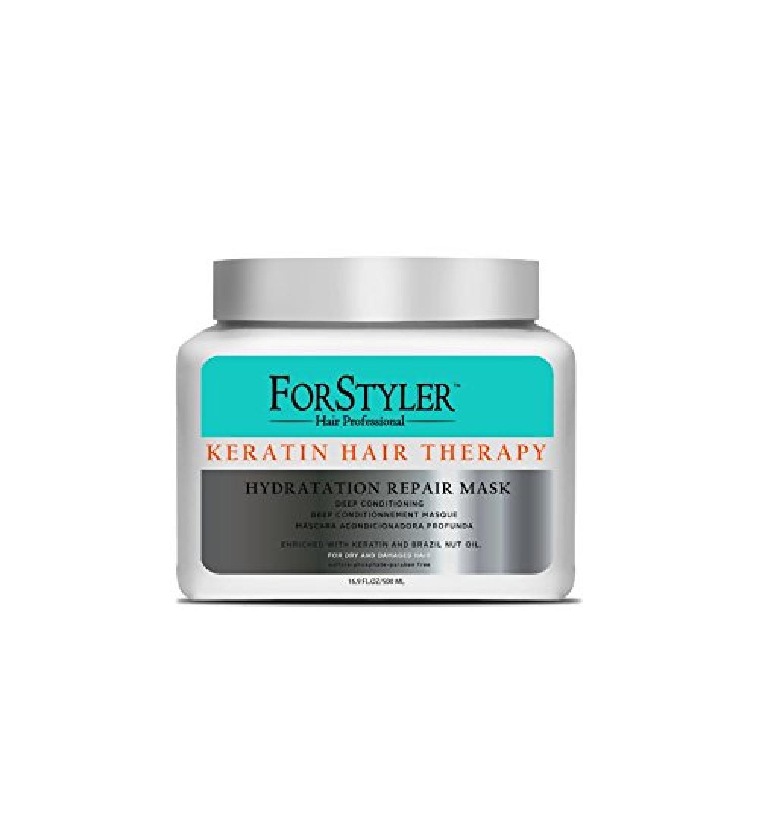 Keratin Hair Therapy Deep Conditioning Mask 16.9 oz - Ideal for Dry & Damaged Hair - Buy Online on GoSupps.com