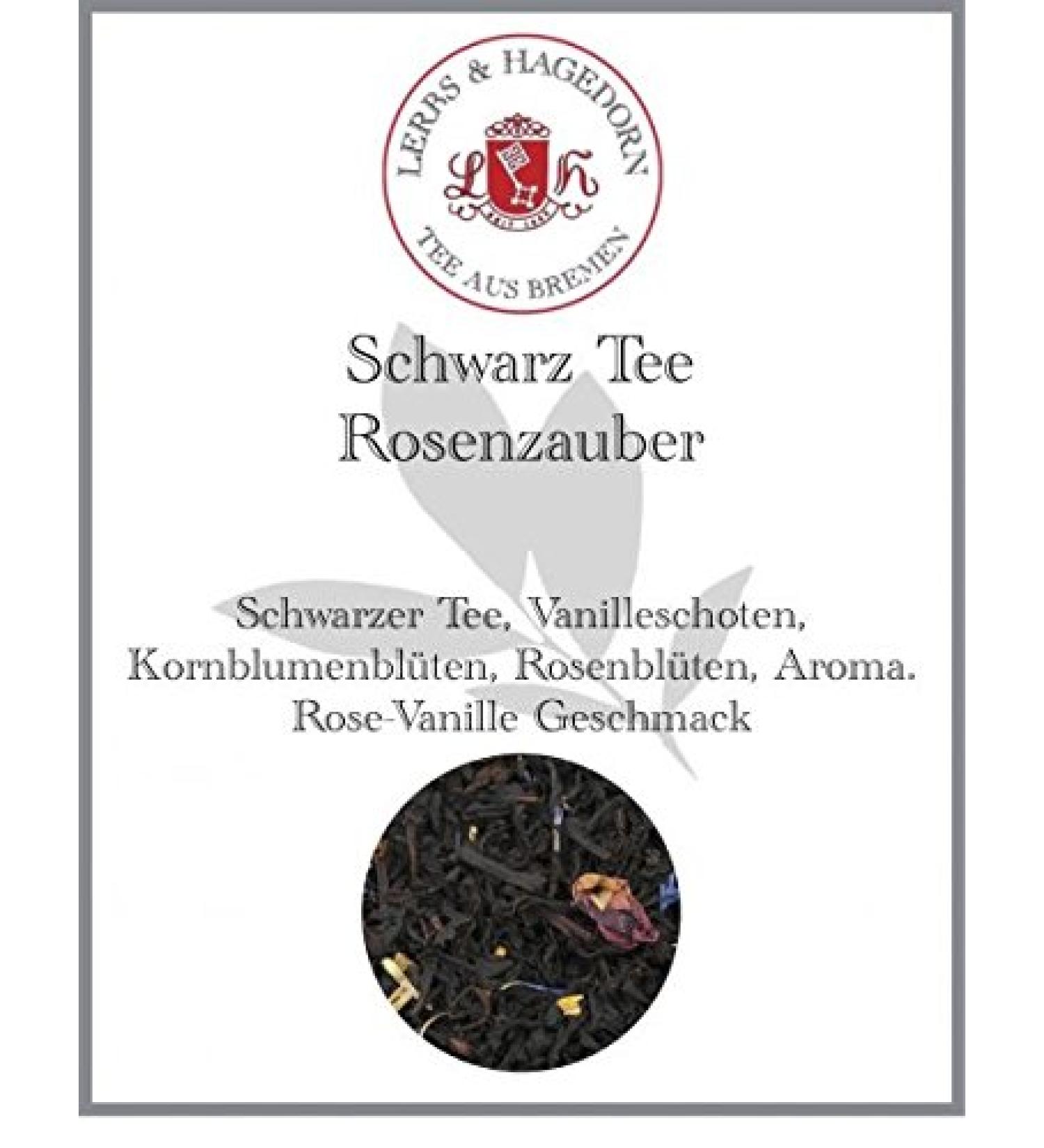  Lerbs & Hagedorn Rosenzauber black tea 1 kg - Buy Online on GoSupps.com