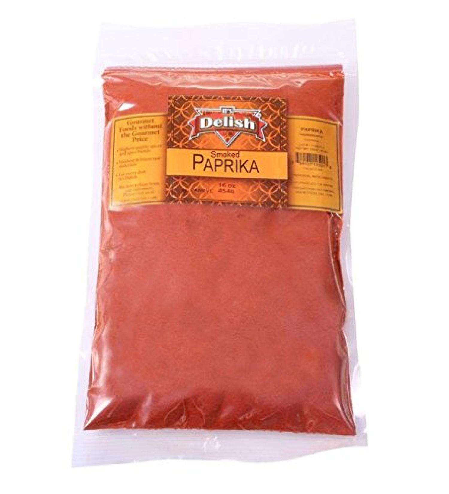 Its Delish Gourmet Smoked Paprika Powder - 5 lbs. Pack - Premium Quality Bulk Spices for Seasoning Rubs - Buy Online on GoSupps.com