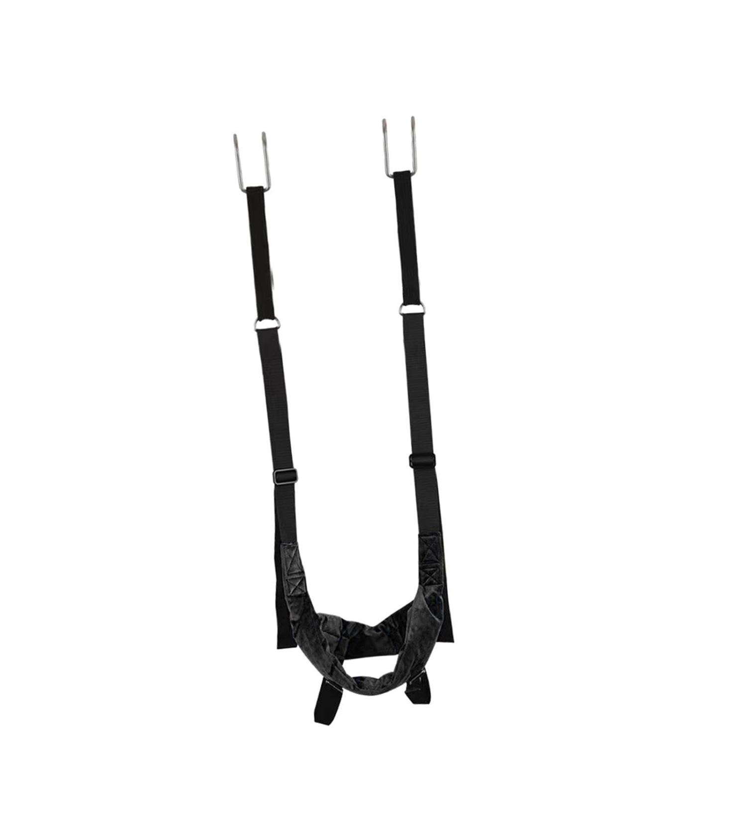 Buy Durable Black Cervical Neck Traction Over the Door - Reusable Hanging Neck Stretcher Tool | International Shipping Available - Buy Online on GoSupps.com