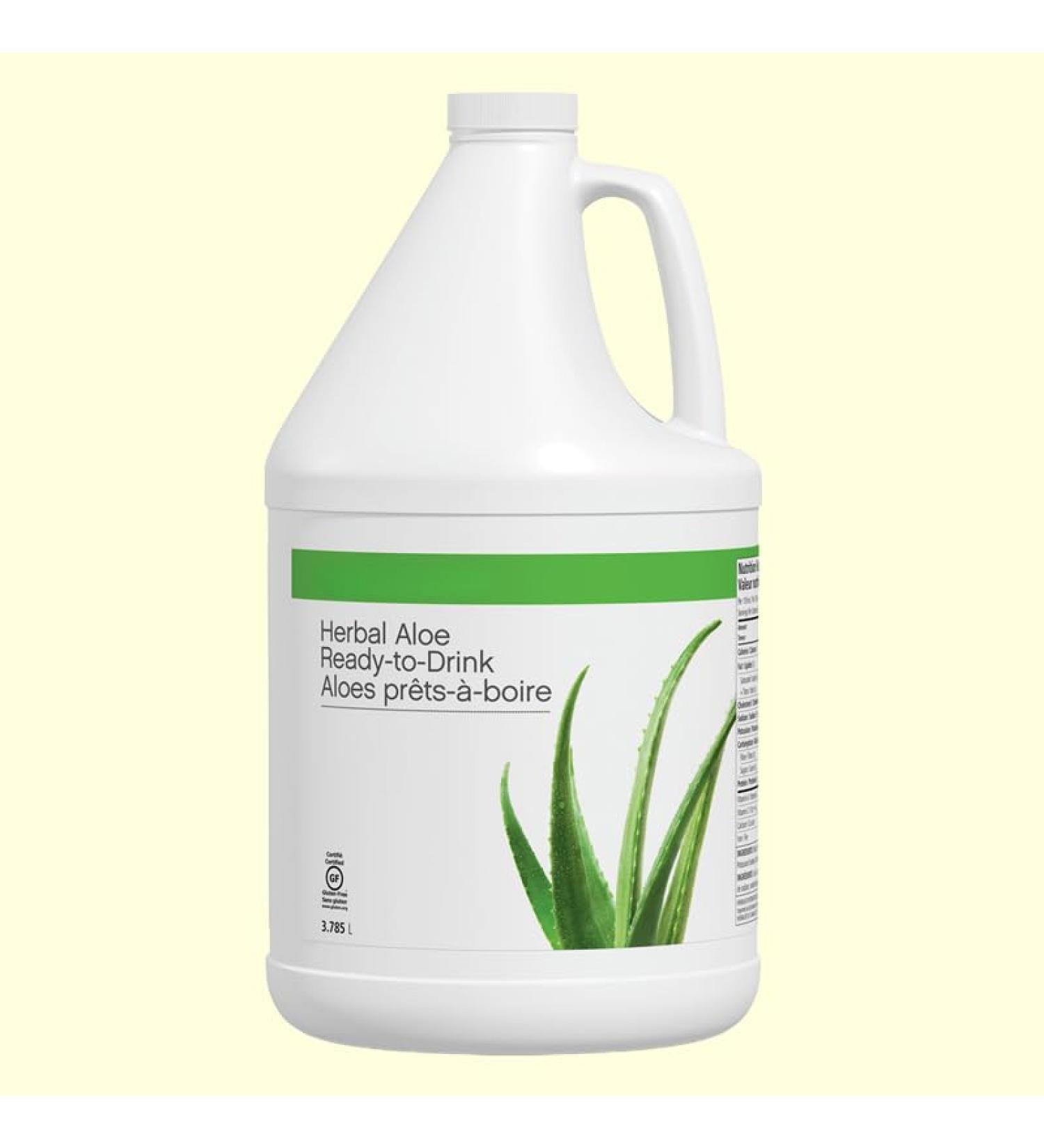 Herbal Aloe Vera Concentrate 3.785 L (1 Gallon) Original Ready-to-Drink Aloe Vera Juice Replacement