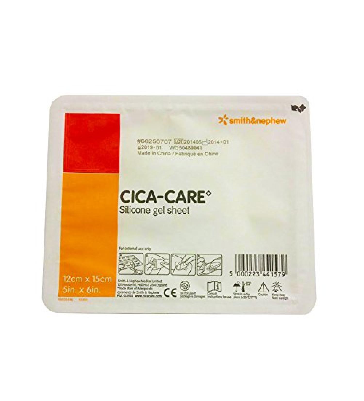 CICA Care Silicone Gel Sheeting 4-3/4 x 6 Inch - Mfr66250707 - Box of 10