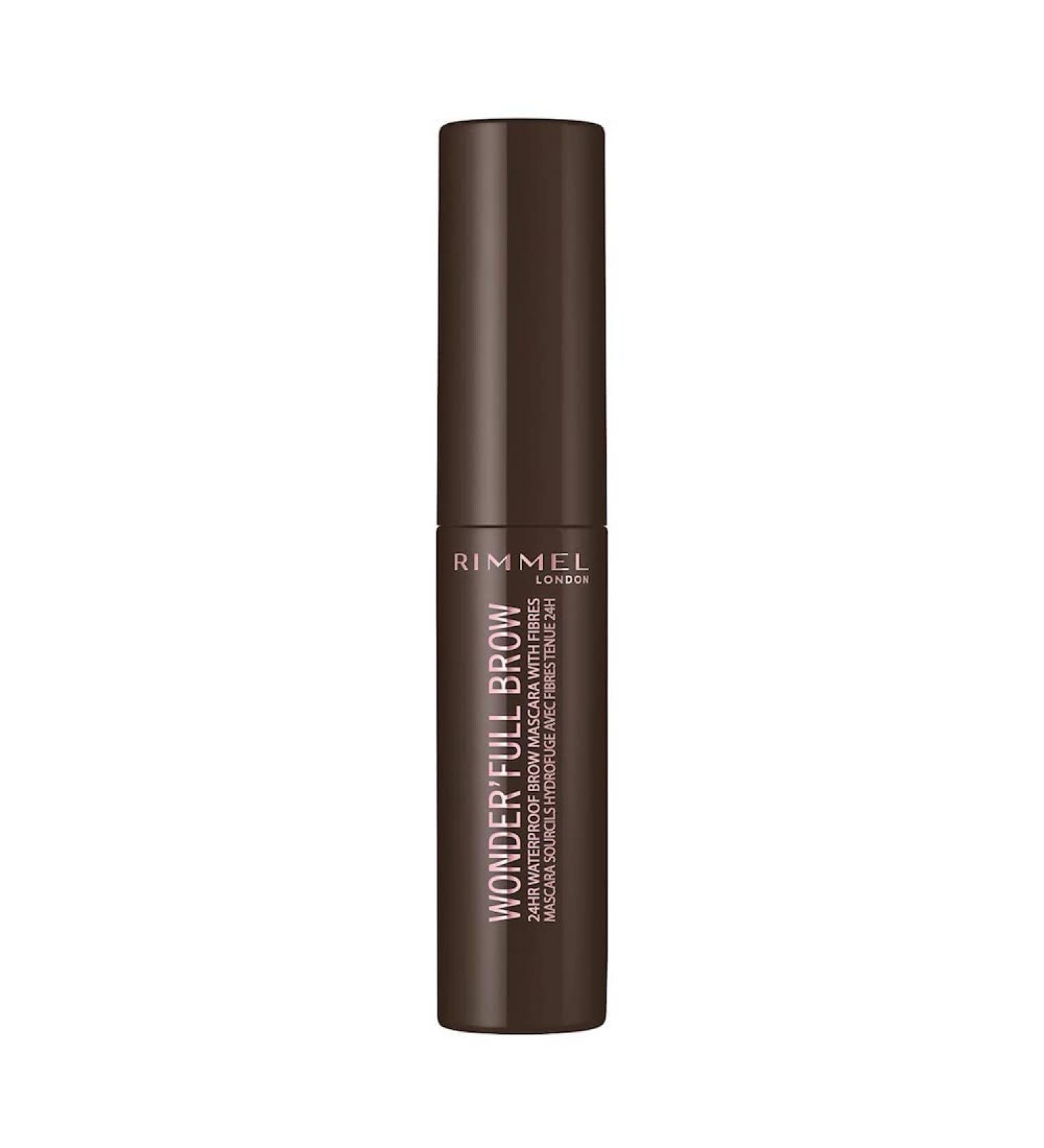 Rimmel Wonderfull 24H Brow 003 Dark Brown - 4.5 ml (1 Pack) | Long-Lasting Eyebrow Gel for Flawless Brows - International Shipping Available - Buy Online on GoSupps.com
