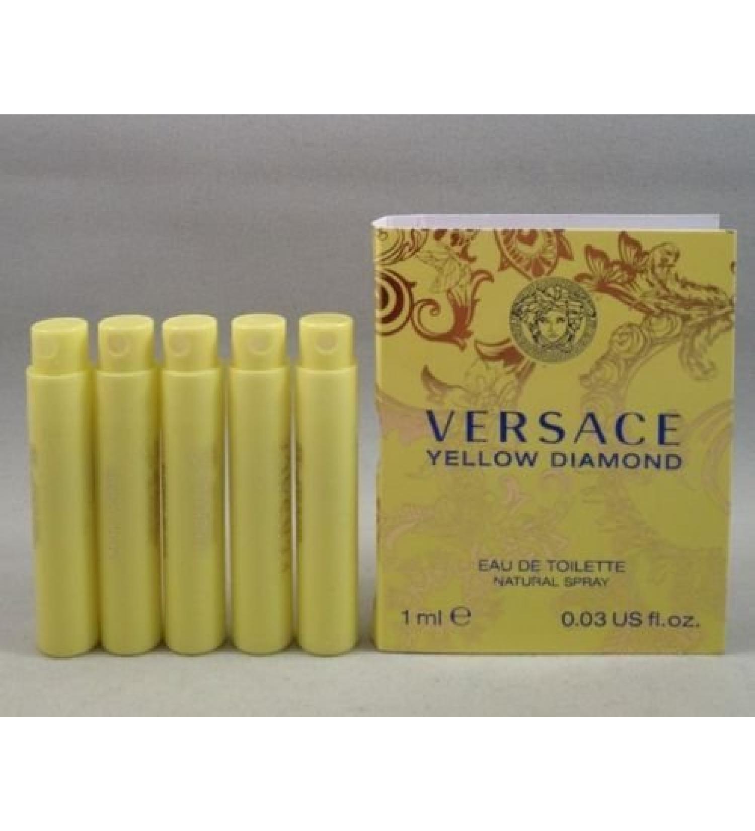 5 Versace Yellow Diamond Eau De Toilette 1 Ml/0.03 Oz Spray Sample Vial