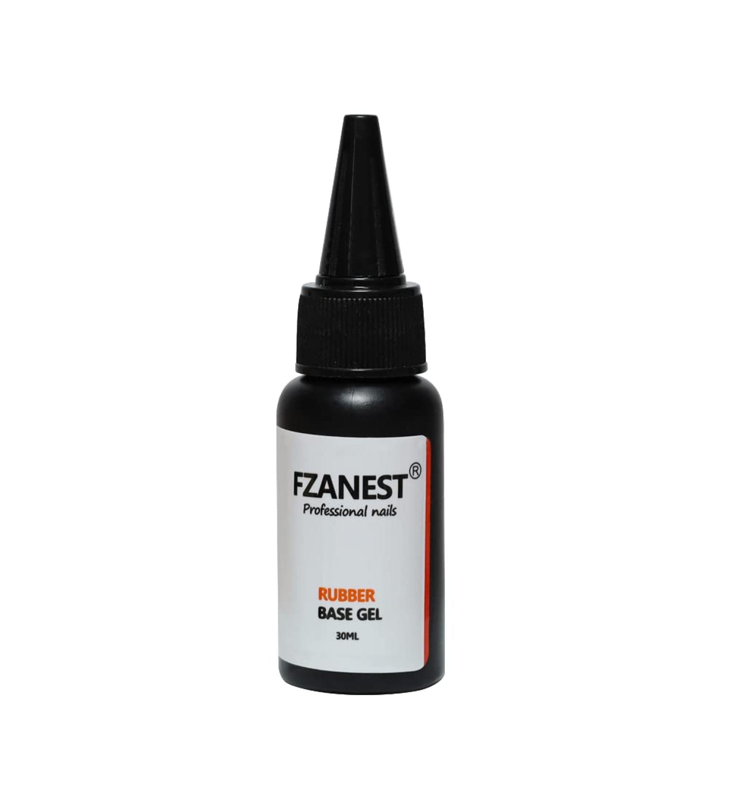 FZANEST 5 in 1 Rubber Base Gel Polish - 30ml Refill for Nail Extension & Repair Clear Base Coat Builder Gel - Buy Online on GoSupps.com