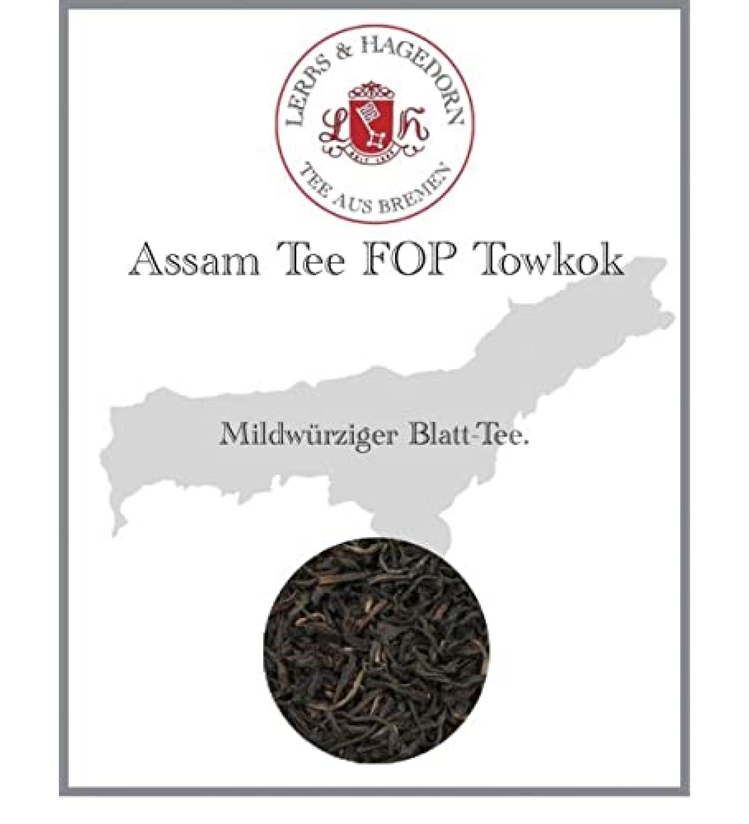  Lerbs & Hagedorn Assam Tee FOP Towkok 250 g - Buy Online on GoSupps.com