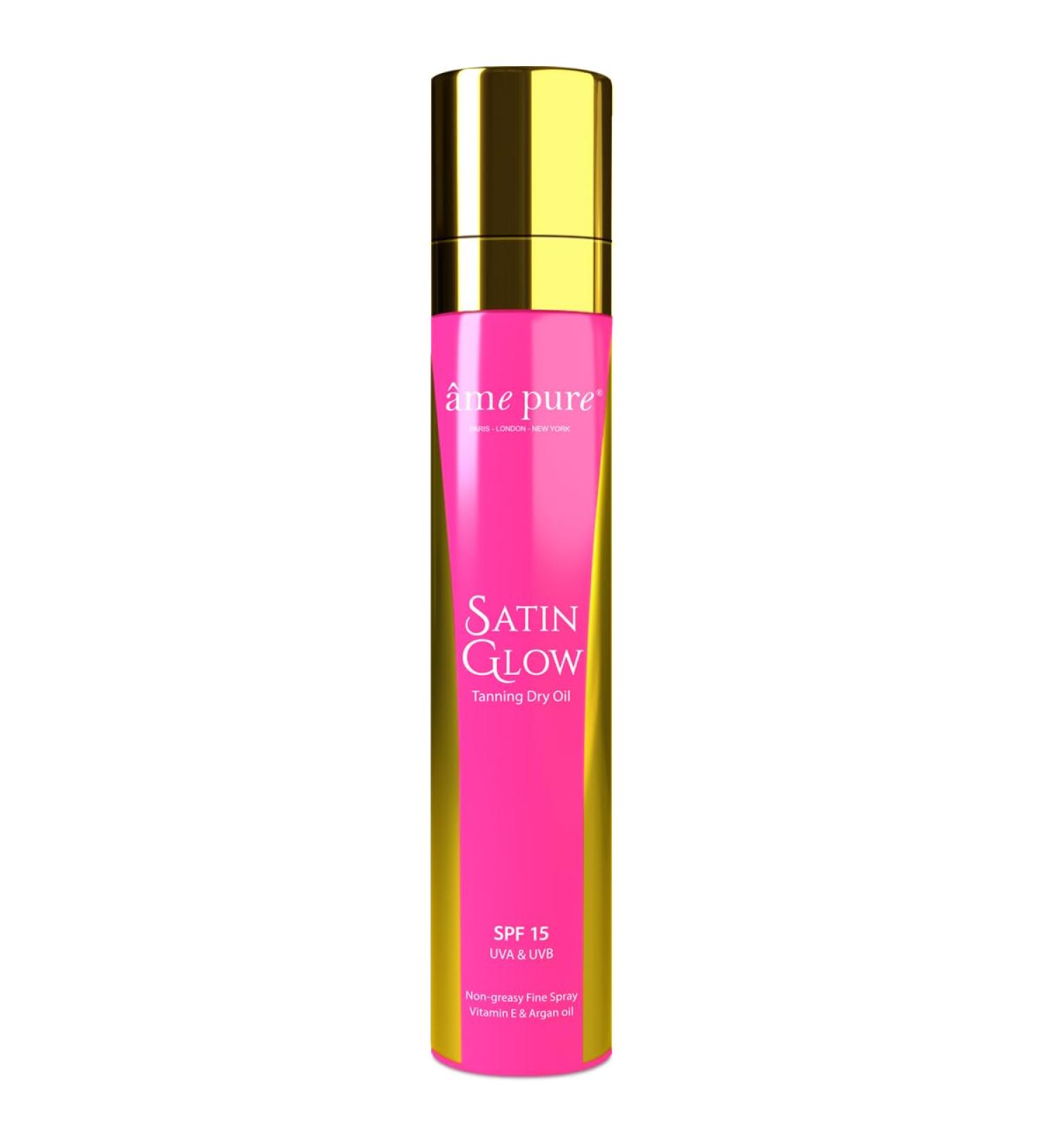 Satin Glow Sunscreen Tanning Oil | SPF 15 - Buy Online on GoSupps.com