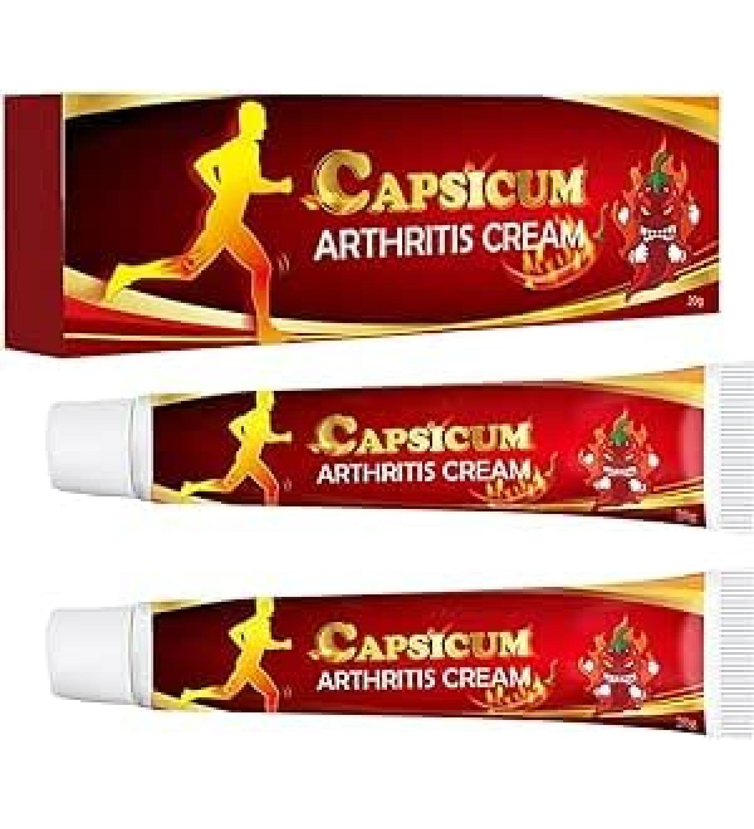Analgesic Cream Chili Arthritis Ointment Pain Relieving and Chili Arthritis Ointment for Treating Lumbar Shoulder and Back Muscle Sprain and Strain for Muscles Neck Back Joints and Serum - Buy Online on GoSupps.com