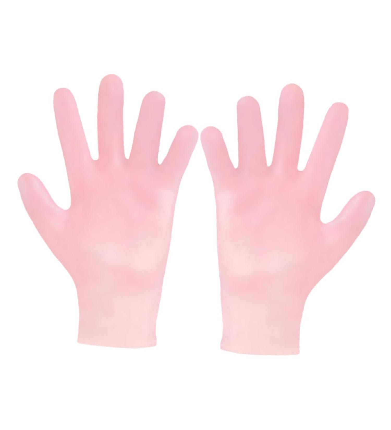 minkissy 1 Pair Beauty Protective Glove Exfoliating Hand Gloves Tropical Headdress LED Eyebrow Clip Moisturizing Gloves Women Dry Hand Gloves Sebs Pink Whitening Women's Dry Skin - Buy Online on GoSupps.com