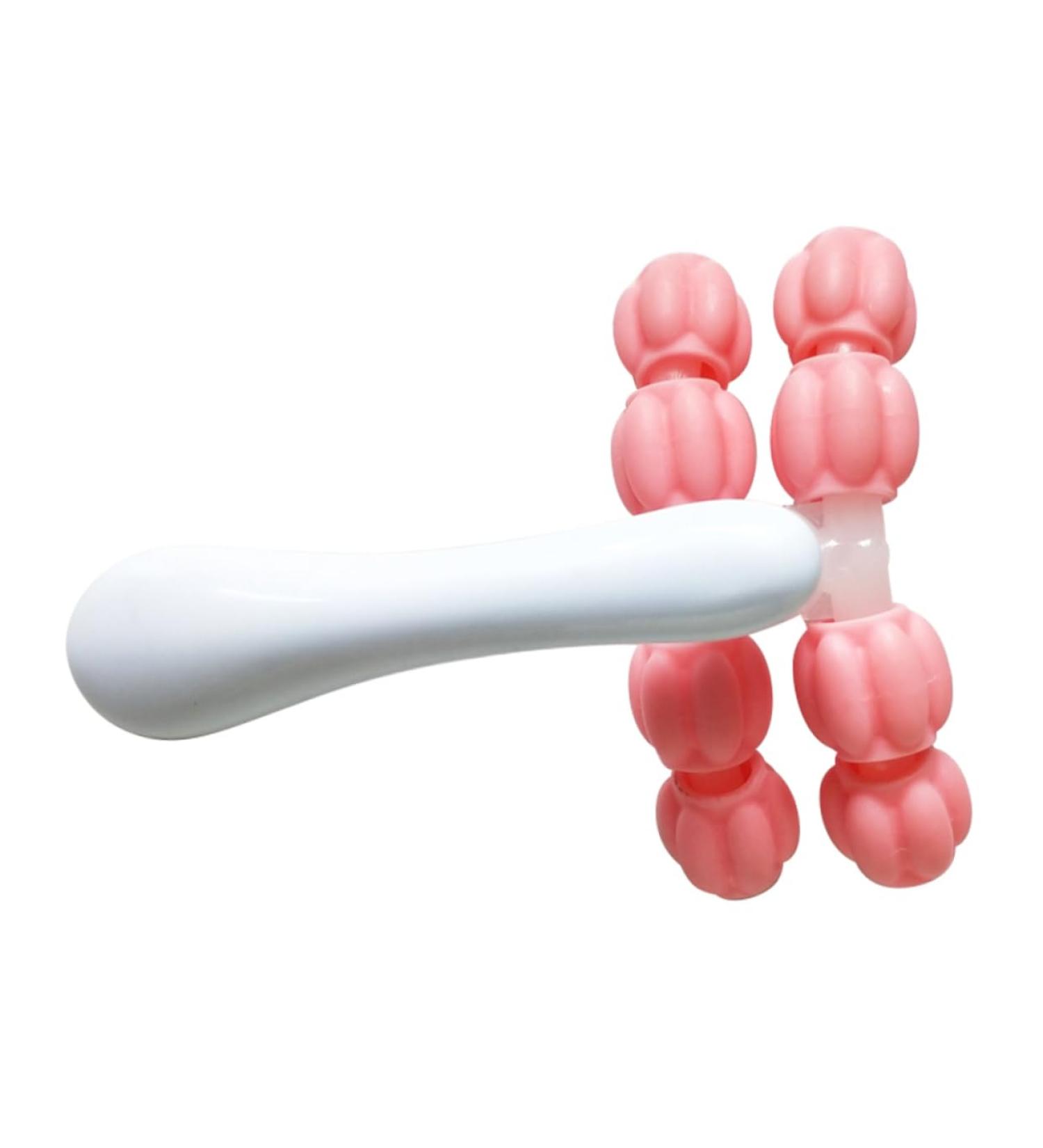 AMOSFUN 2-Pack Massage Roller Stick - Trigger Point Muscle Relief Back & Leg Massage Device Fitness Equipment - 14.3x11.3x7cm - Available in Various Colors - Buy Online on GoSupps.com