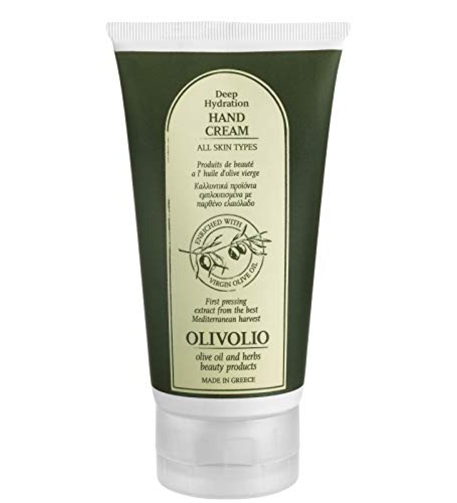 OLIVOLIO hand cream with 87% natural ingredients and 100% organic olive oil!