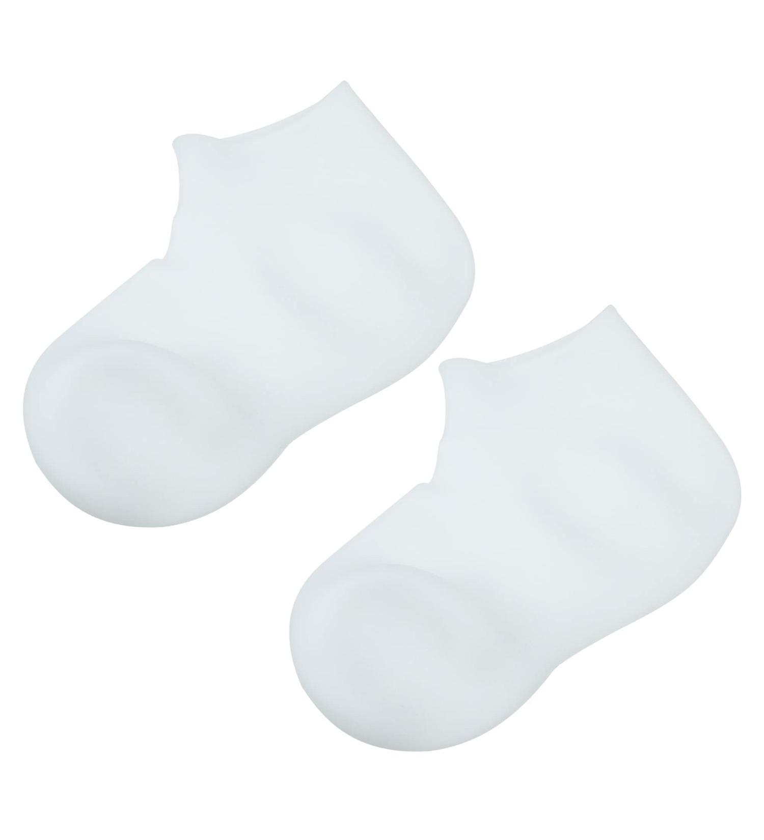 VOCOSTE 1 Pair Moisturizing Gel Socks Cracked Foot Care Protector Ankle Silicone Socks White L Size - Buy Online on GoSupps.com