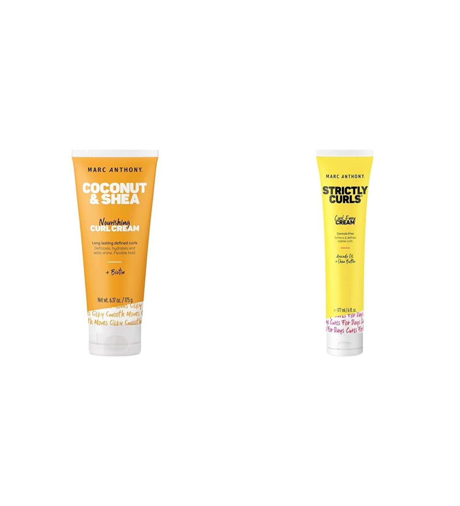 Marc Anthony Coconut Oil & Shea Butter Curl Defining Cream + Strictly Curls Curl Defining & Enhancing Curl Envy Cream Hair Styling Agent+Curl Envy Cream - Buy Online on GoSupps.com