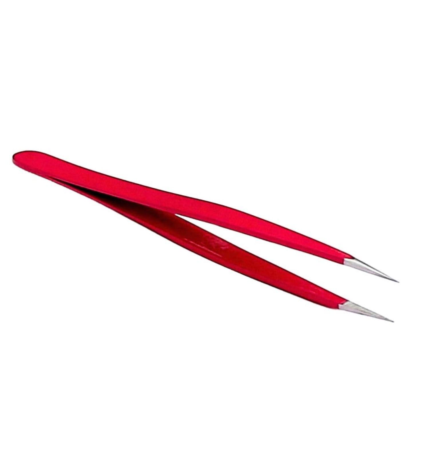 Pointed Tweezers | Eyebrow shaper and Ingrown Hair Removal Tweezers with pointed tip | Stainless Steel | For women men for eyebrow splinters ingrown hair | Comes with tip protector | STEP ZERO - Buy Online on GoSupps.com