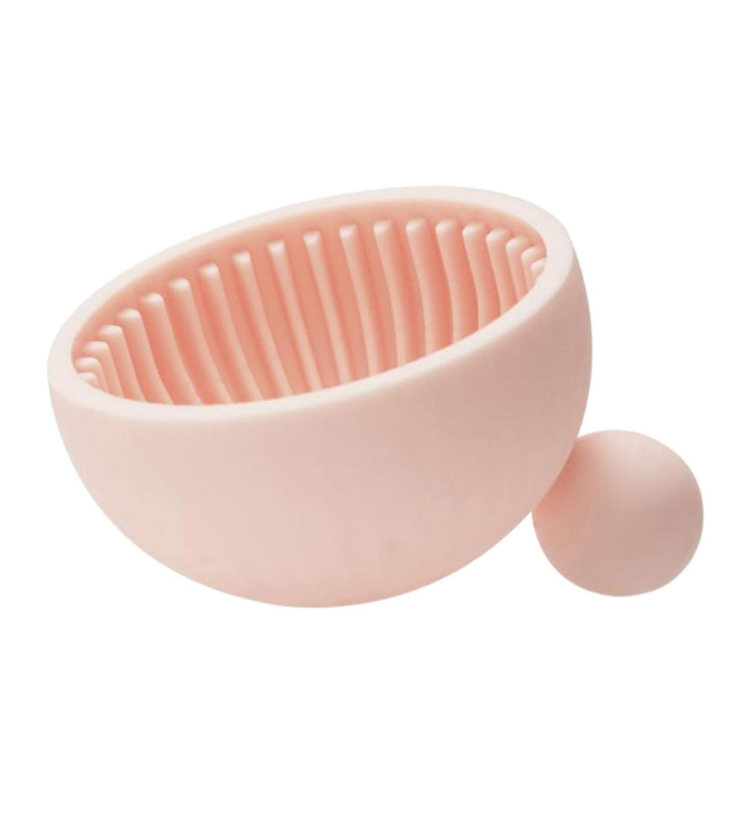 Housoutil 1pc Silicone Scrub Pad Make up Kit Silicone Makeup Applicator Brush Washing Dryer Cleaner Cosmetic Cleaning Scrubber Makeup Cleaning Pad Silicone Brush Silica Gel Makeup Brush 7x6.5cm Pink - Buy Online on GoSupps.com