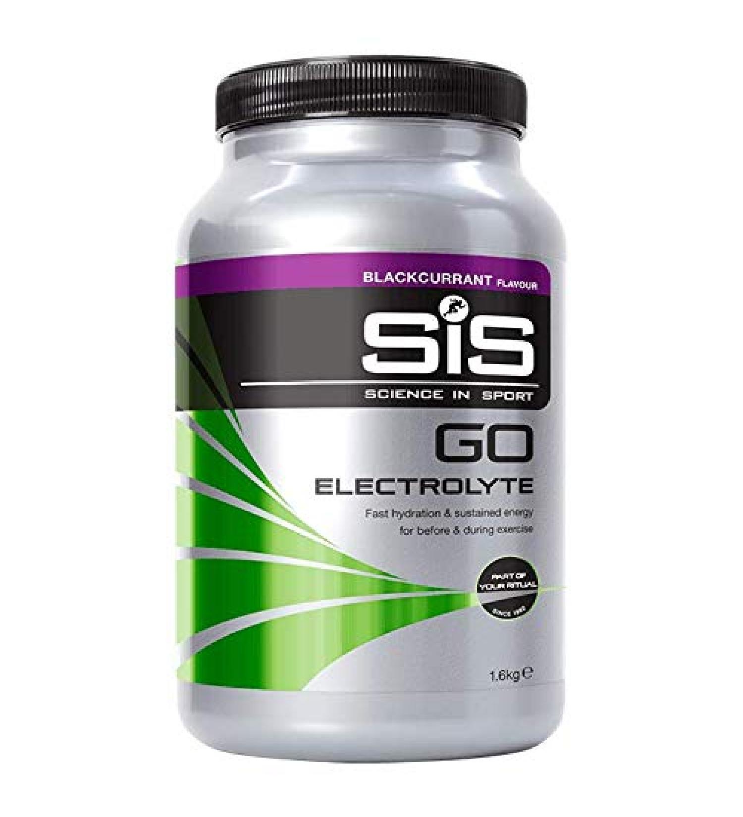 Science In Sport GO Electrolyte Powder Energy Drinks High Carbohydrates and Sodium Blackcurrant Flavour 32 Servings Per 1.6 kg Packaging May Vary Black Current 32 Servings (Pack of 1)