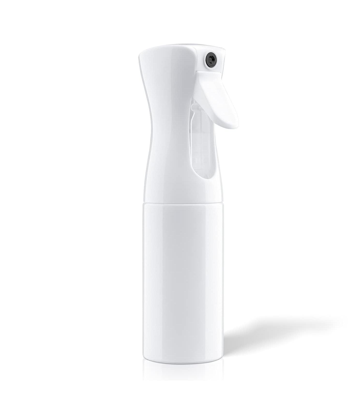 Continuous Spray Hair Styling Water Bottle 6.7oz - Fine Mist Sprayer for Ironing, Cleaning, Misting, Plants, Garden & Skin Care - Refillable Trigger Sprayer - White, Pack of 1 - Buy Online on GoSupps.com