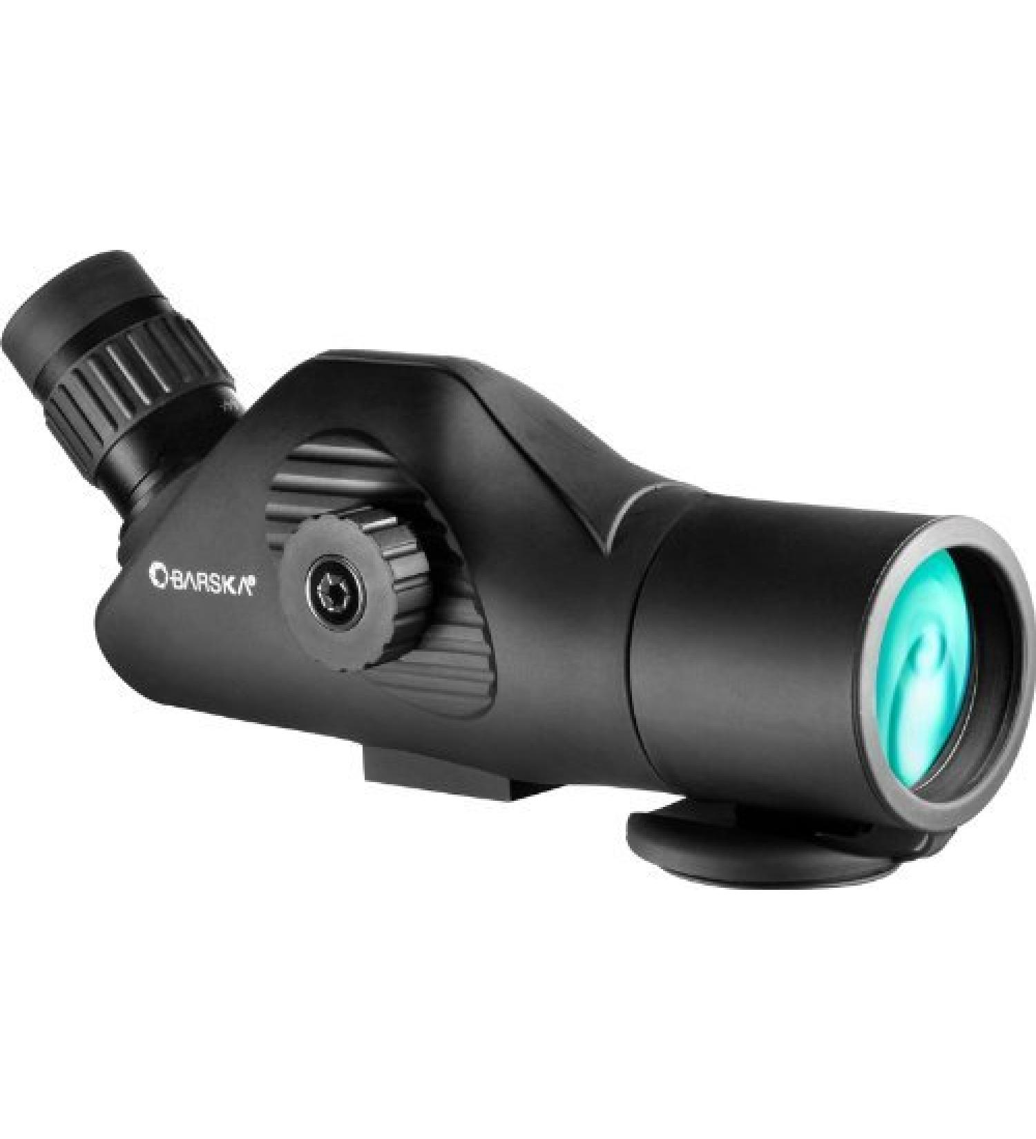 BARSKA Tactical 11-44x50 Angled Spotting Scope with Tripod And Soft Carrying Case , Black
