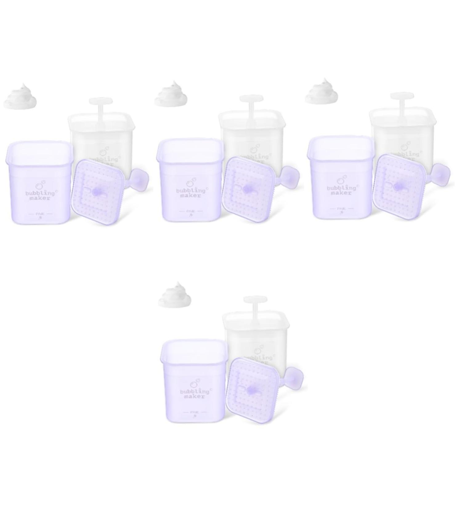 Baluue 8 Pcs Foam Cup Face Wash Facial Marshmallows Marshmallow Maker Foamer Plastic 11.00X7.50X7.50CMx4pcs As Shownx4pcs - Buy Online on GoSupps.com