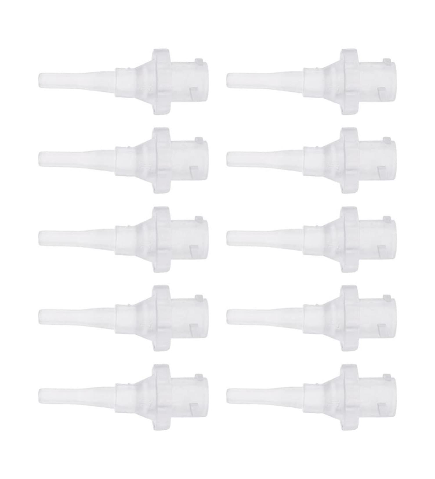 Healeved Disposable Ear Cleaner Tips - Pack of 10 | Replacement Earwax Removal Tubes for Ear Washer Bottle | Plastic Ear Washer Accessories - Buy Online on GoSupps.com