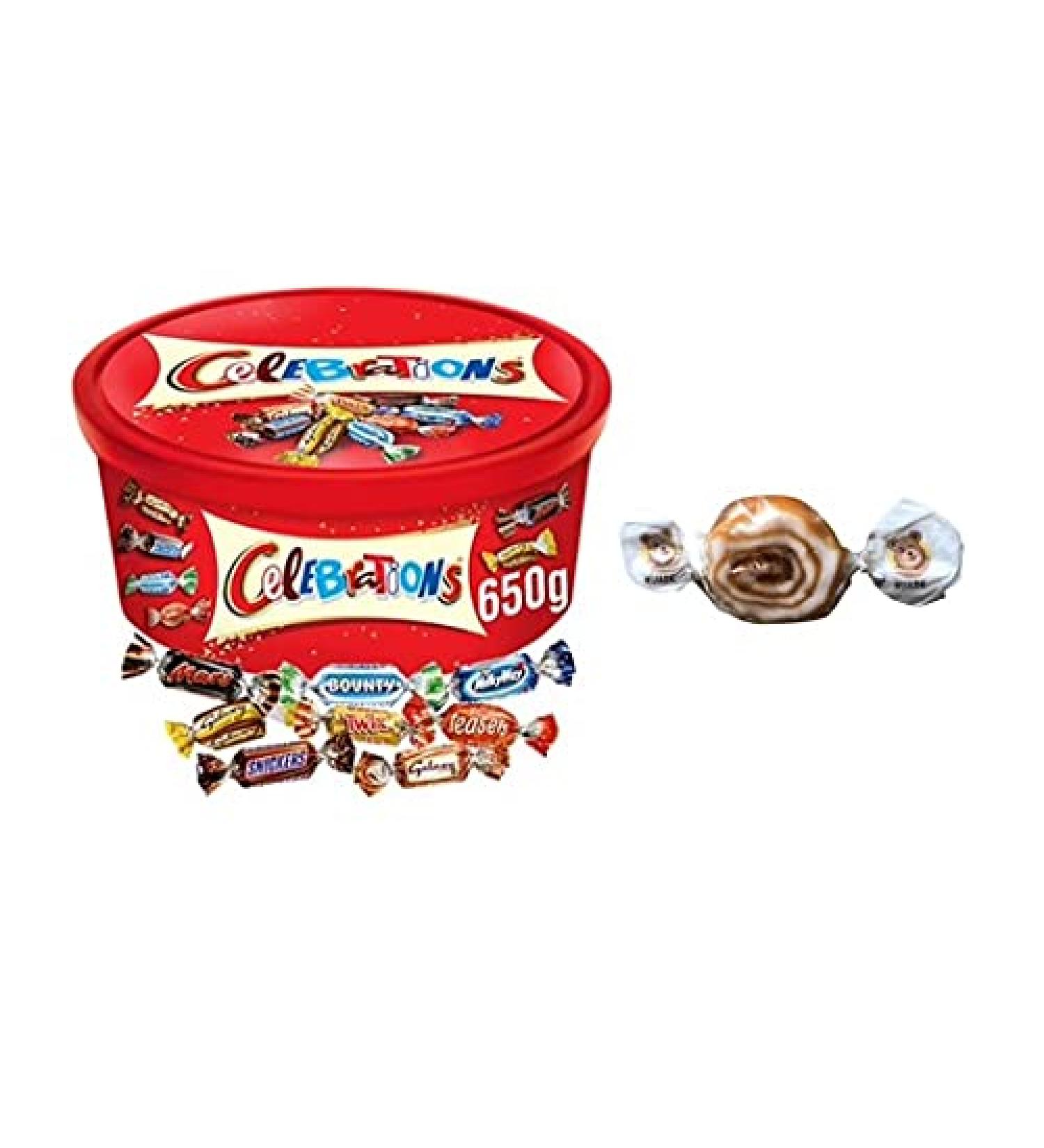 Chocolate Tub Gifts includes Nuade Toffee Gift (Celebrations Chocolate Tub) - Buy Online on GoSupps.com