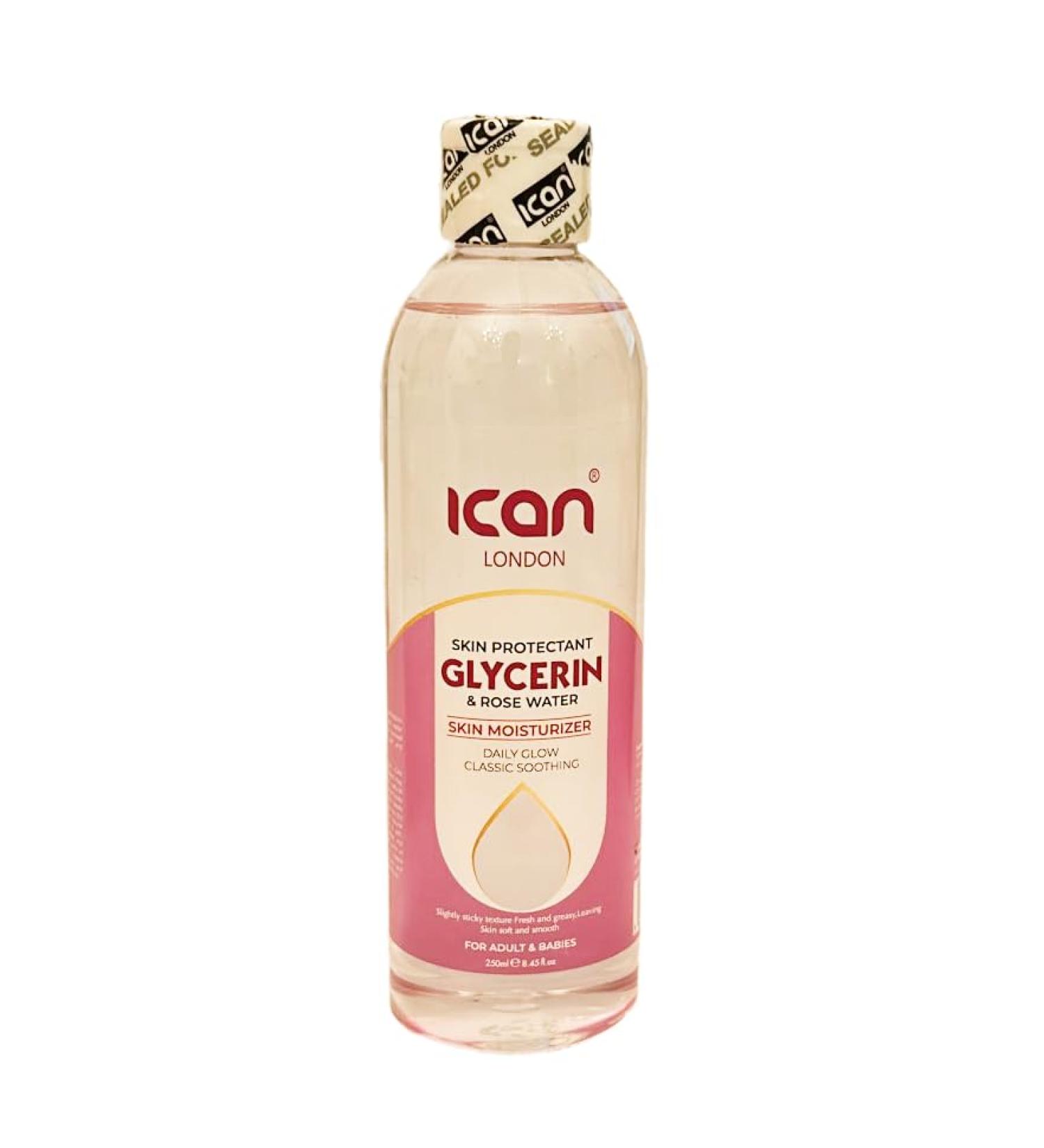 ican London Skin Protectant Glycerin With Rose Water 250ml