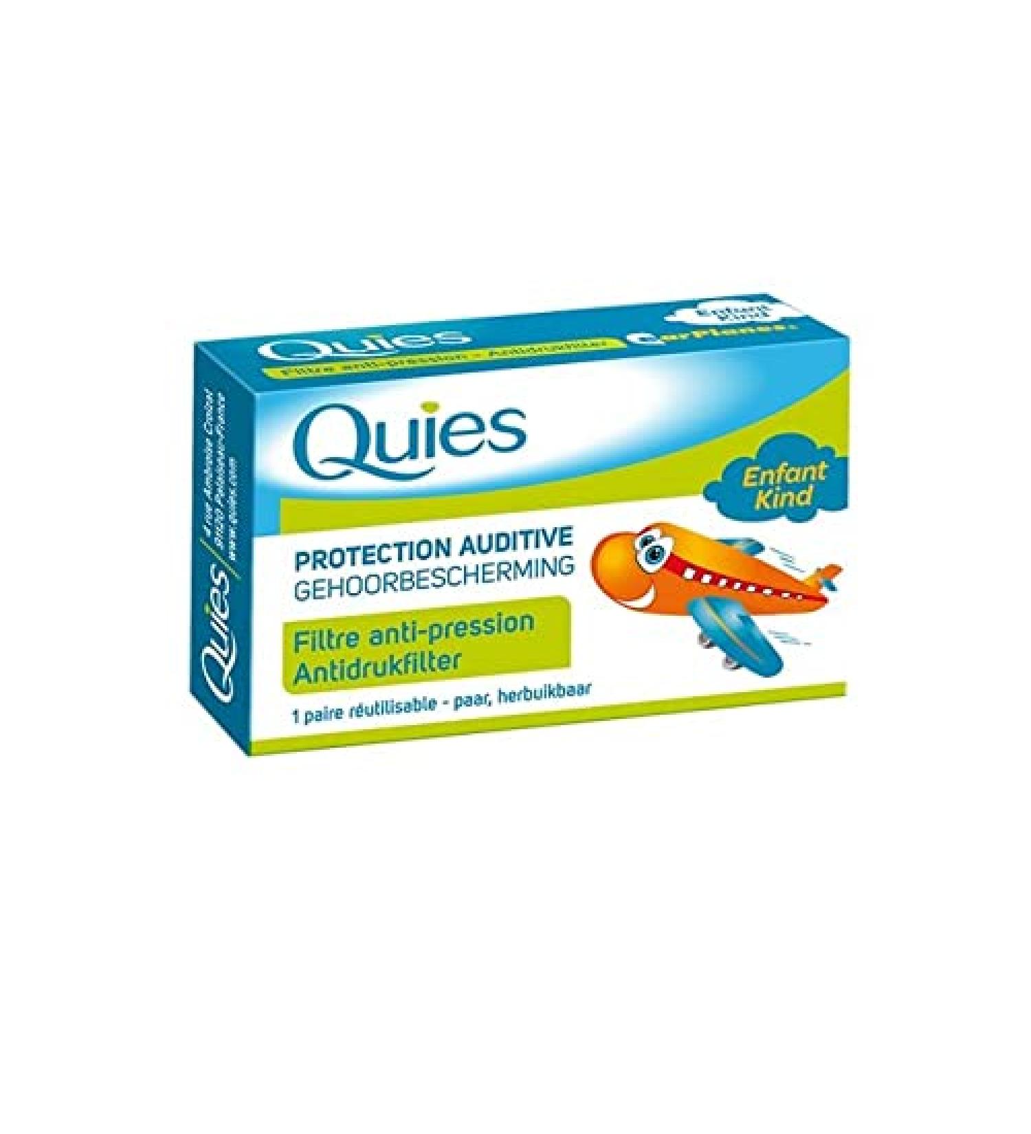 Quies Hearing Protection for Airplanes - Child-Friendly Earplugs | 1 Pair - International Shipping Available - Buy Online on GoSupps.com