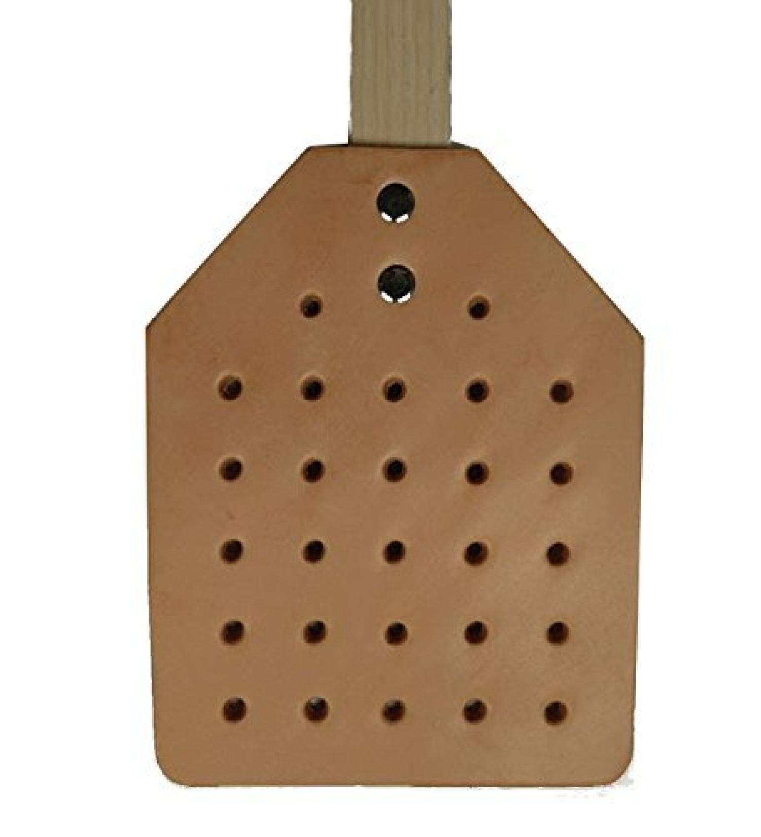 Heavy Duty Leather Fly Swatters Indoor/Outdoor Pest Control Heavy Duty Fly swatters Made in USA by Amish Leather Craftsman Kills Bugs and Insects /124 (Color : Tan) - Buy Online on GoSupps.com