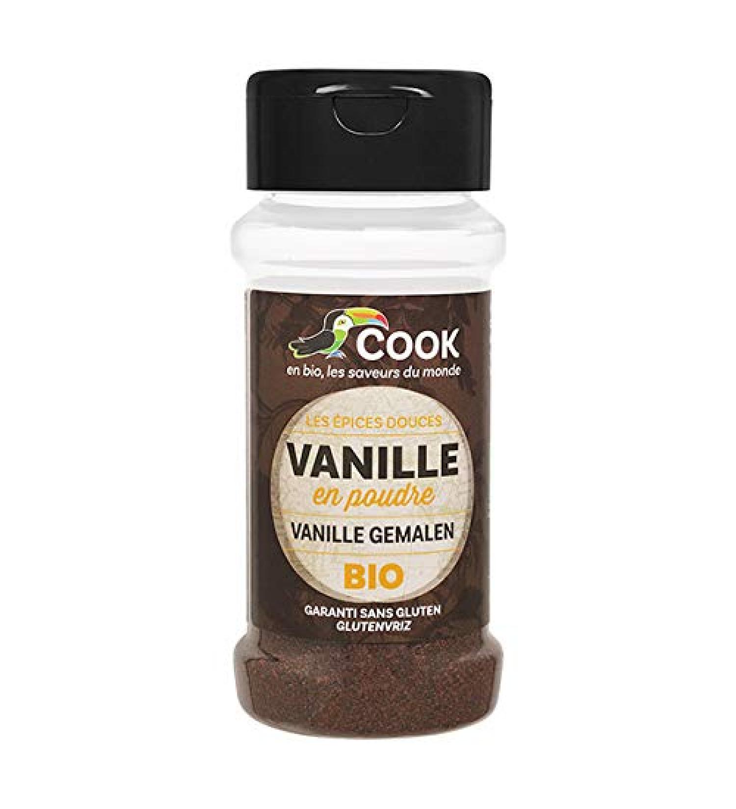 Cook - Vanilla Powder Organic 10G - Sold per unit - Buy Online on GoSupps.com