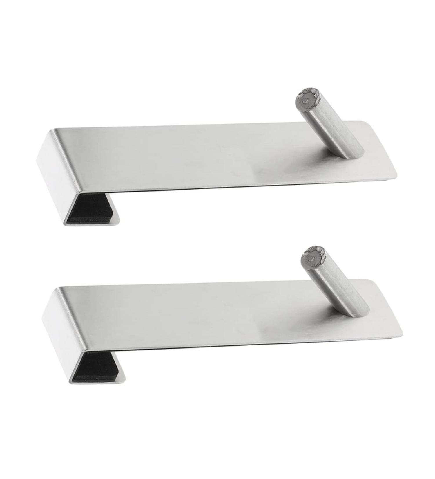 Gadpiparty 6 Pcs Bathroom Door Hook Shower Door Coat Hangers Bath Towel Hooks Back Door Hook Storage Coat Hook 17.8X4CMx3pcs Silverx3pcs - Buy Online on GoSupps.com