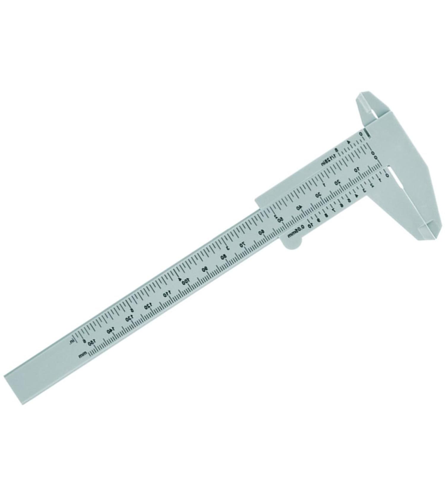 Outil de Mesure des Sourcils 150 MM en Plastique Gris Pied Coulisse Portable pour Maquillage Professionnel R gle Pr cise pour Tatouage et Dessin de Sourcils Accessoire - Buy Online on GoSupps.com