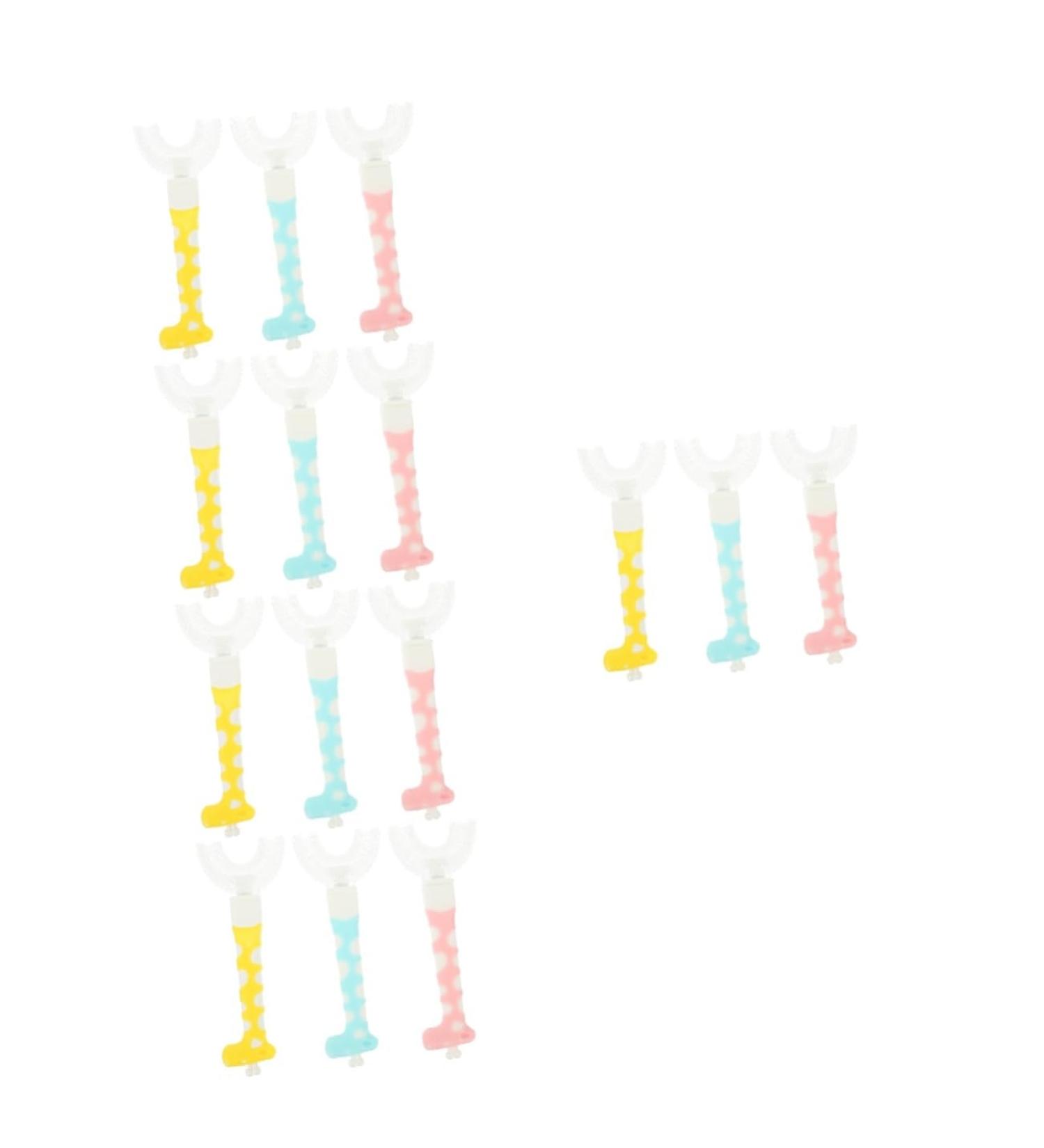 Minkissy 15-Pack Children's Manual Toothbrushes - Food-Grade Silicone Baby Brushes for Hen Party Gifts - Buy Online on GoSupps.com