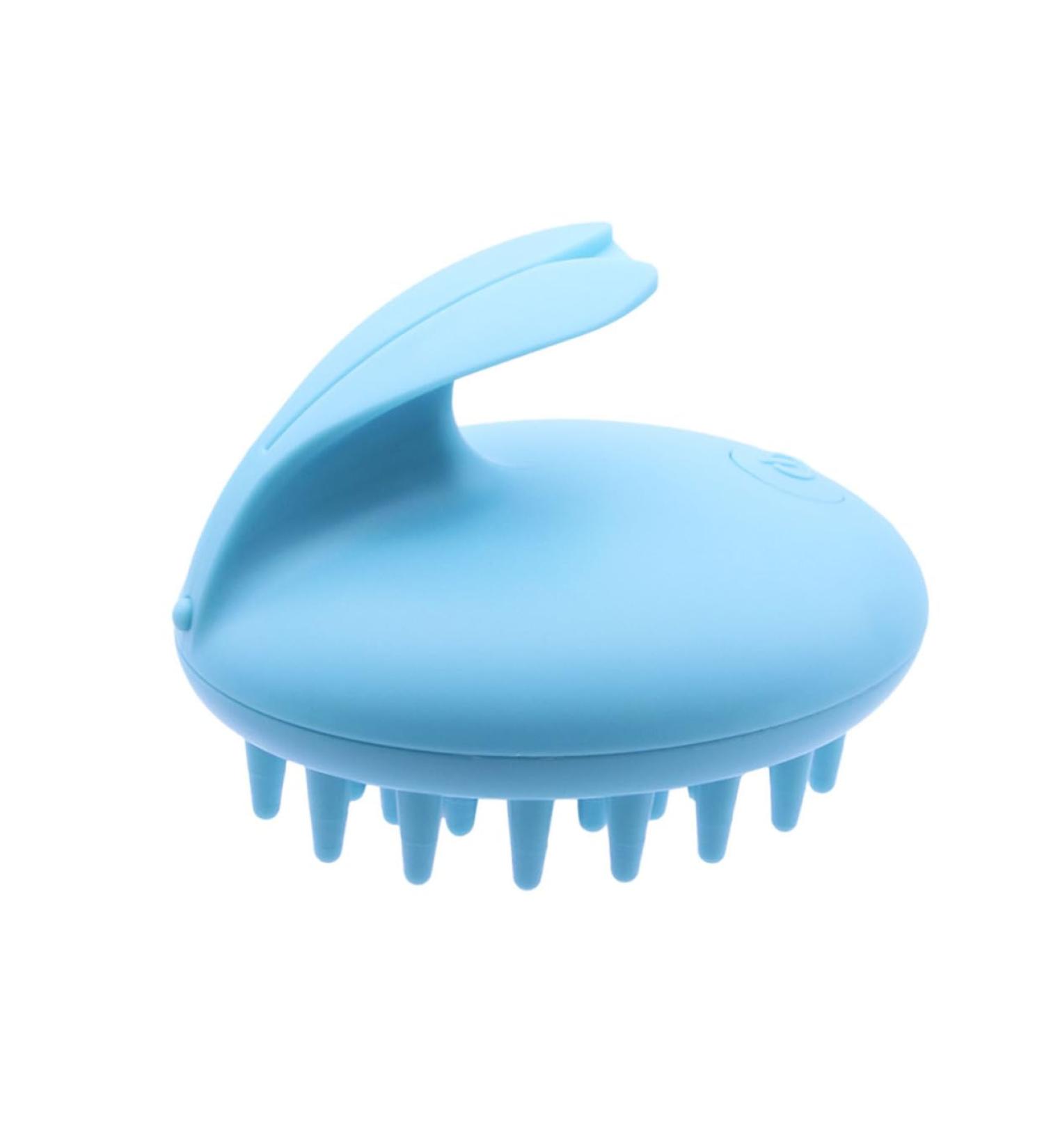 Fomiyes Hair Washing Brush & Scalp Massager - Handheld Bunny Rab Oil Massage Device in Sky Blue - Glowing Shampoo Brush for Relaxation & Hair Care - Buy Online on GoSupps.com