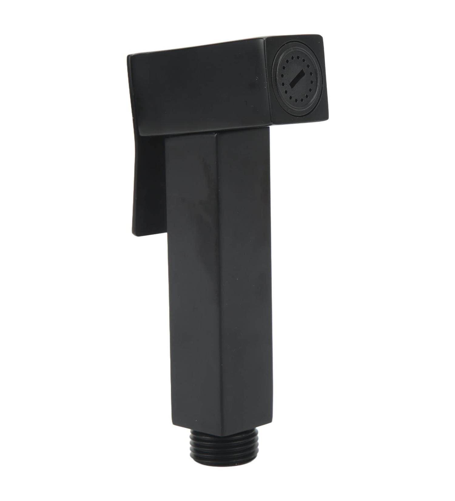 Diaper Sprayer Sink - Stainless Steel Black Bidet Sprayer for Toilet | Large Flow Electroplated Design | International Shipping Available - Buy Online on GoSupps.com