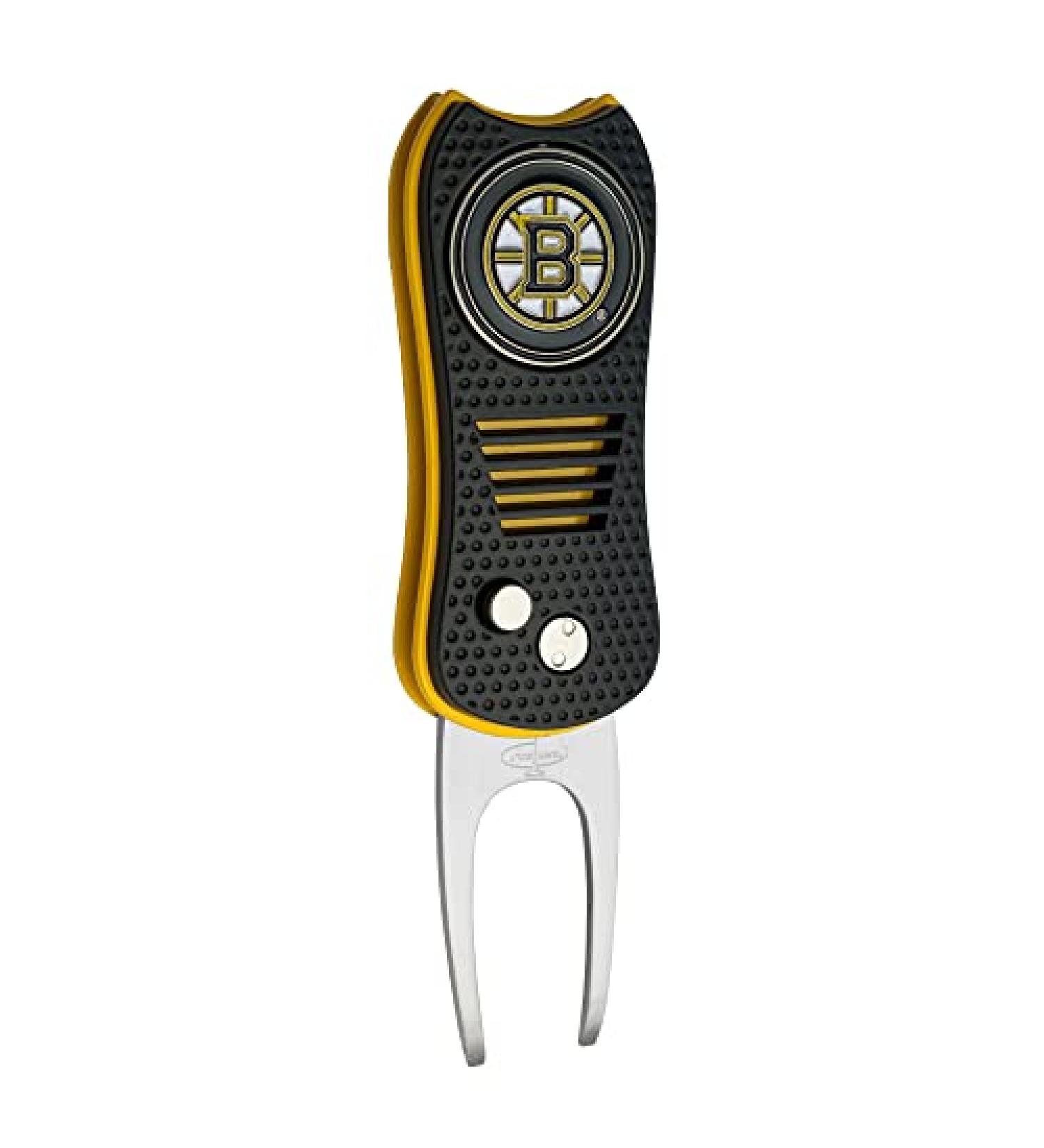 Team Golf NHL Adult-Unisex Switchfix Divot Tool Boston Bruins One Size Multi Team Color