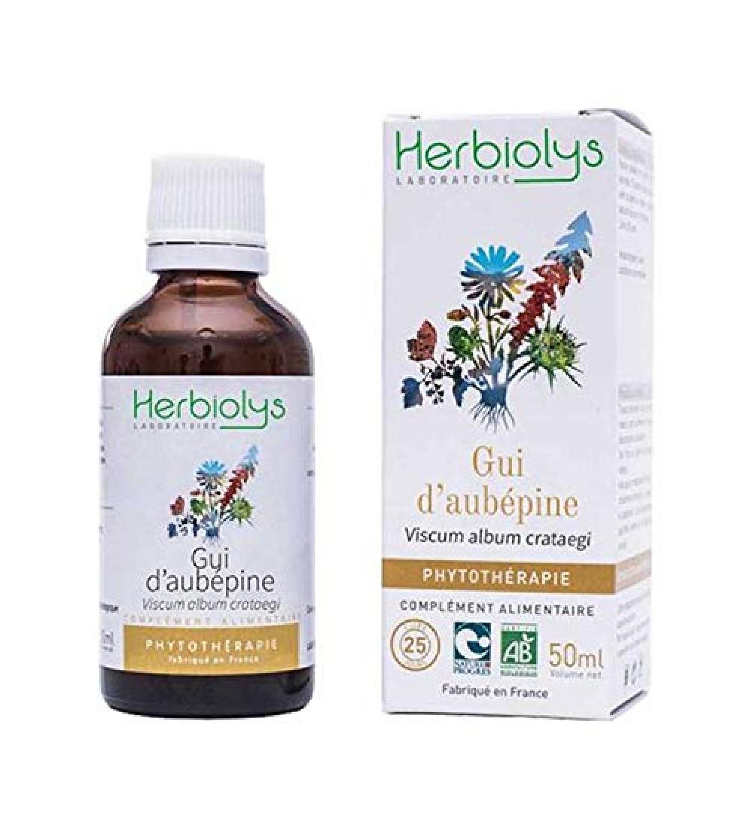 Herbiolys | Organic Fresh Plant Extract | Hawthorn Mistletoe (Viscum album crataegi) | Traffic | Organic Herbal Medicine - Buy Online on GoSupps.com