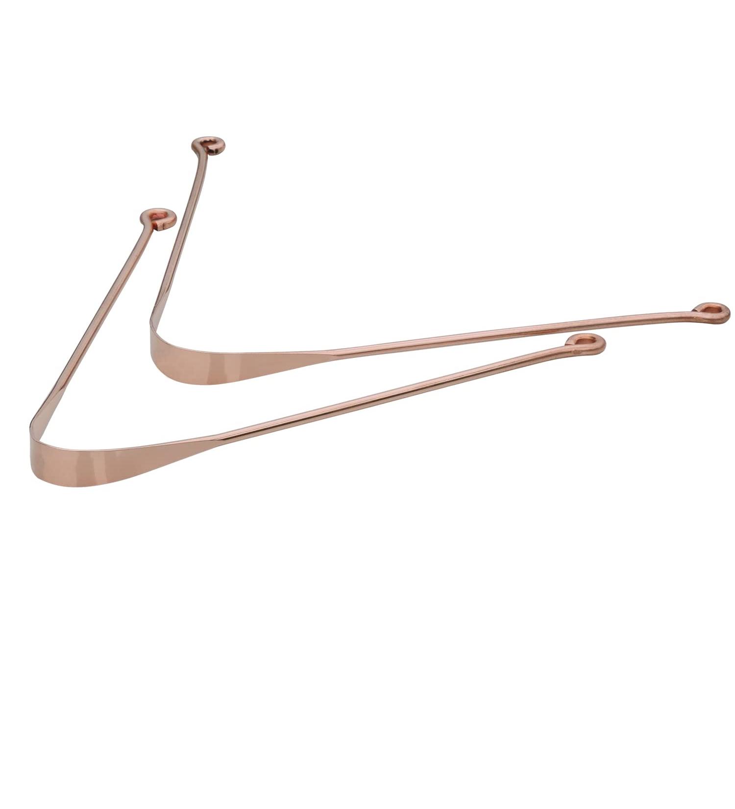 Copper Tongue Cleaner Set of 2 - Promotes Oral Hygiene & Fresh Breath - Buy Online on GoSupps.com