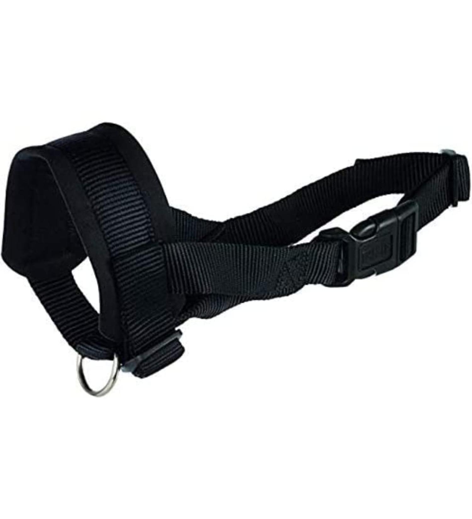 TRIXIE Adjustable Dog Muzzle - Black Size L (18-30 cm) | Safe & Comfortable Solution for Dog Training | International Shipping Available - Buy Online on GoSupps.com