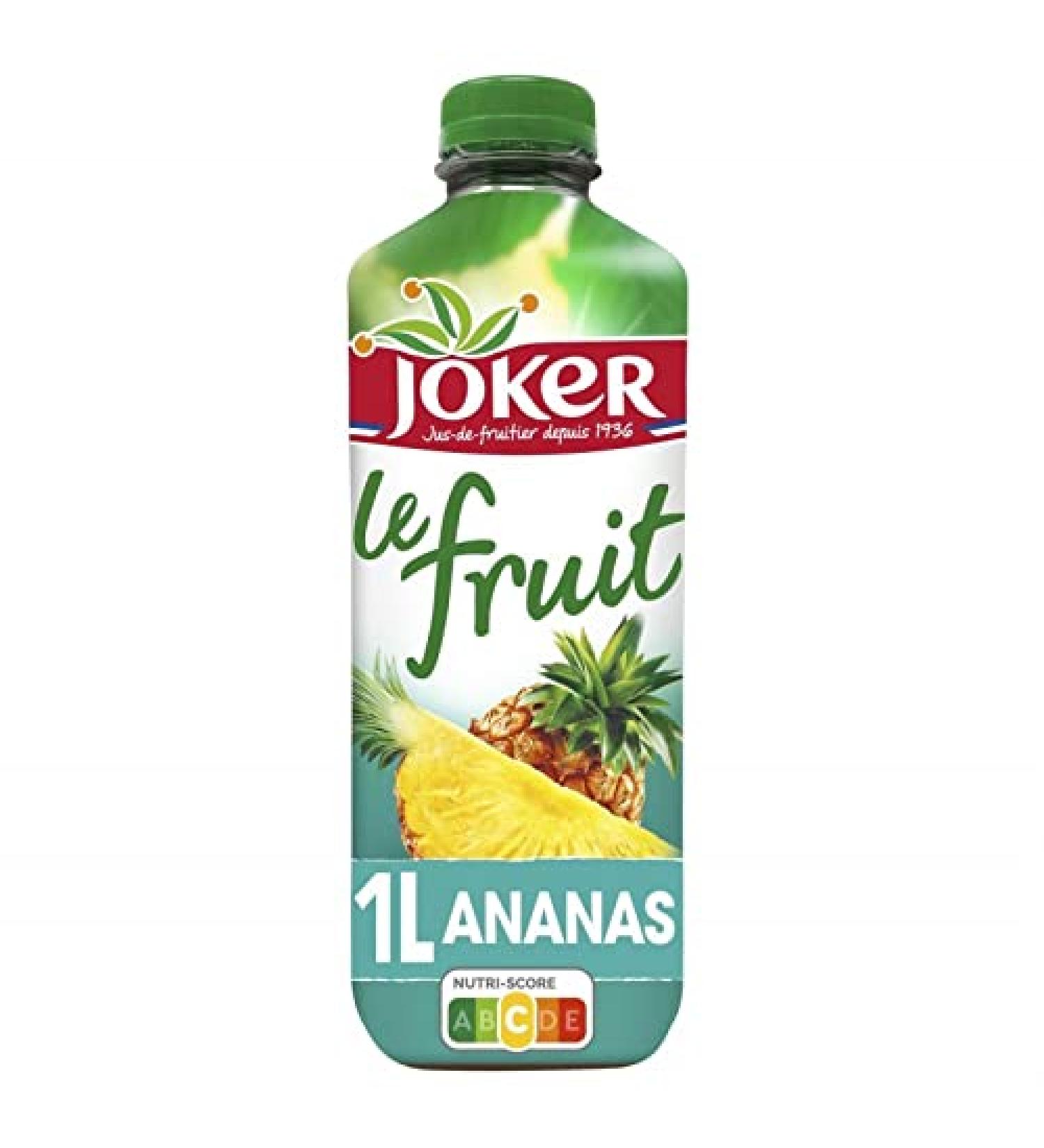 JOKER - Le Fruit Pineapple Juice Pet 1L - Pack of 4 - Buy Online on GoSupps.com