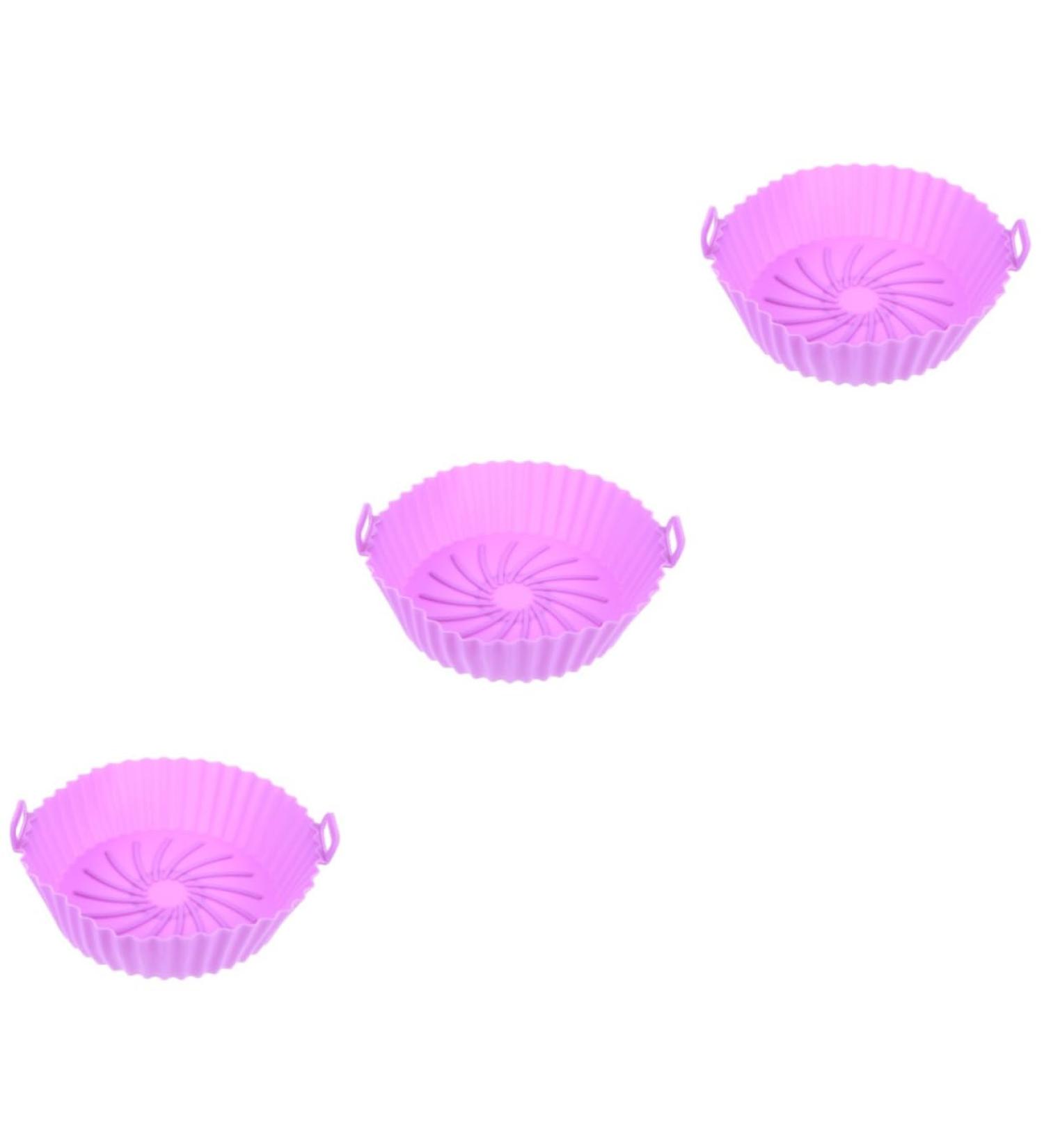 Alipis 3pcs Round Fryer Mat Air Fryers Non-Stick Air Fryer Fryer Replace Pot Inner Cushion Square Purplex3pcs 20X20CMx3pcs - Buy Online on GoSupps.com