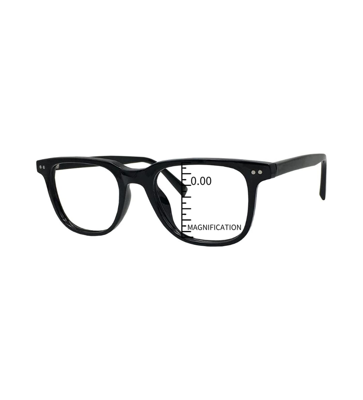 ProEyes Remy Progressive Blue Light Blocking Readers - 0 Strength Anti-Reflective Glasses (Black 1.00x) for Eye Comfort & Protection | International Shipping Available - Buy Online on GoSupps.com